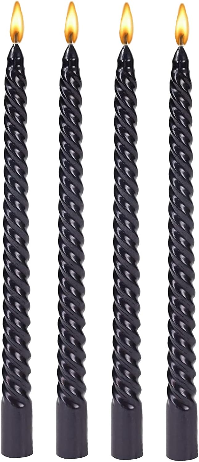 Wrcevtor 10 inch Taper Candles Set of 4
