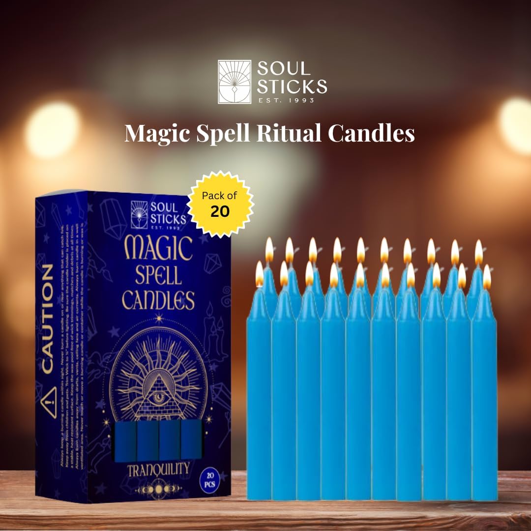 Soul Sticks Tranquility Magic Spell Chime Candles 20 Pack
