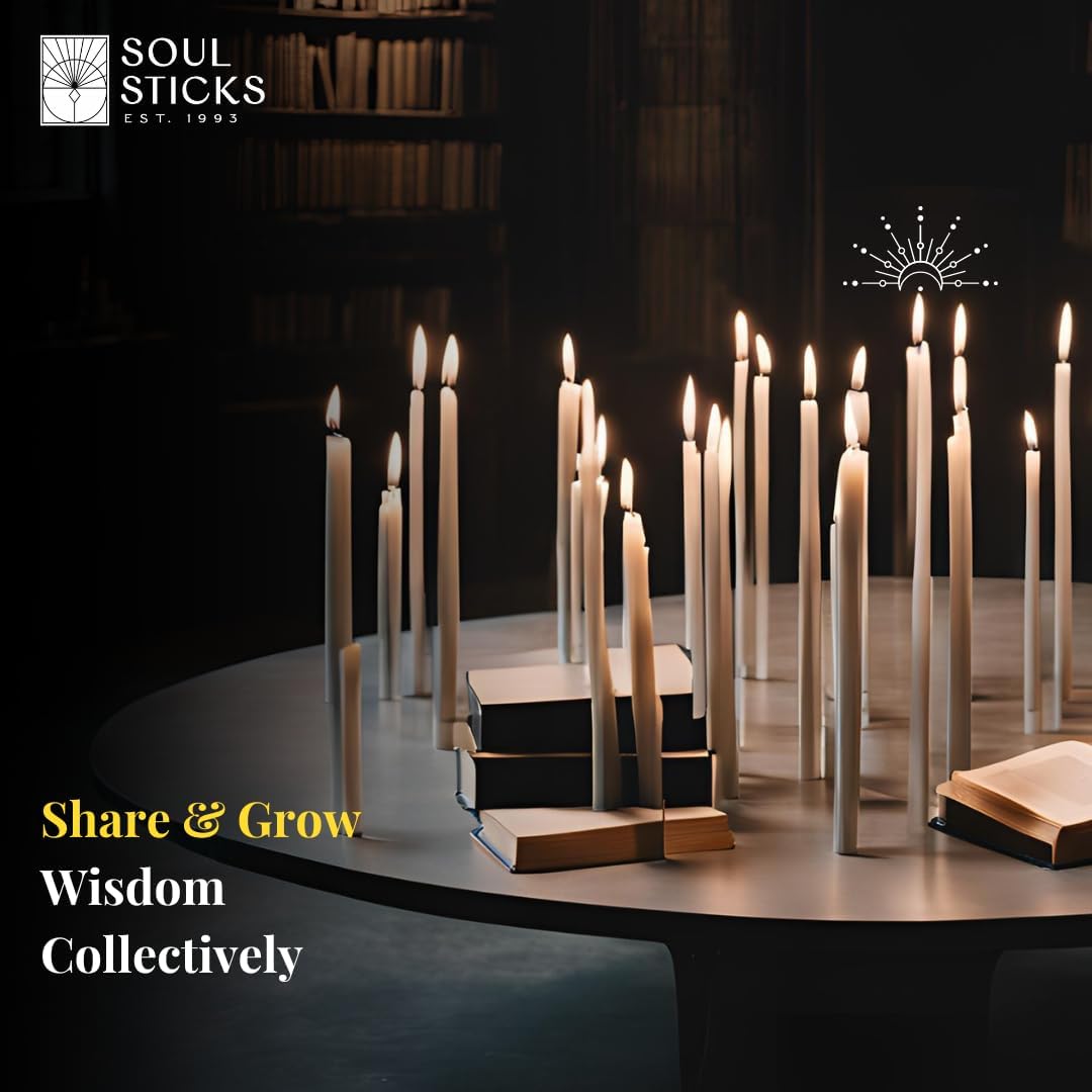 Soul Sticks Wisdom Magic Spell Chime Taper Candles 20 Pack