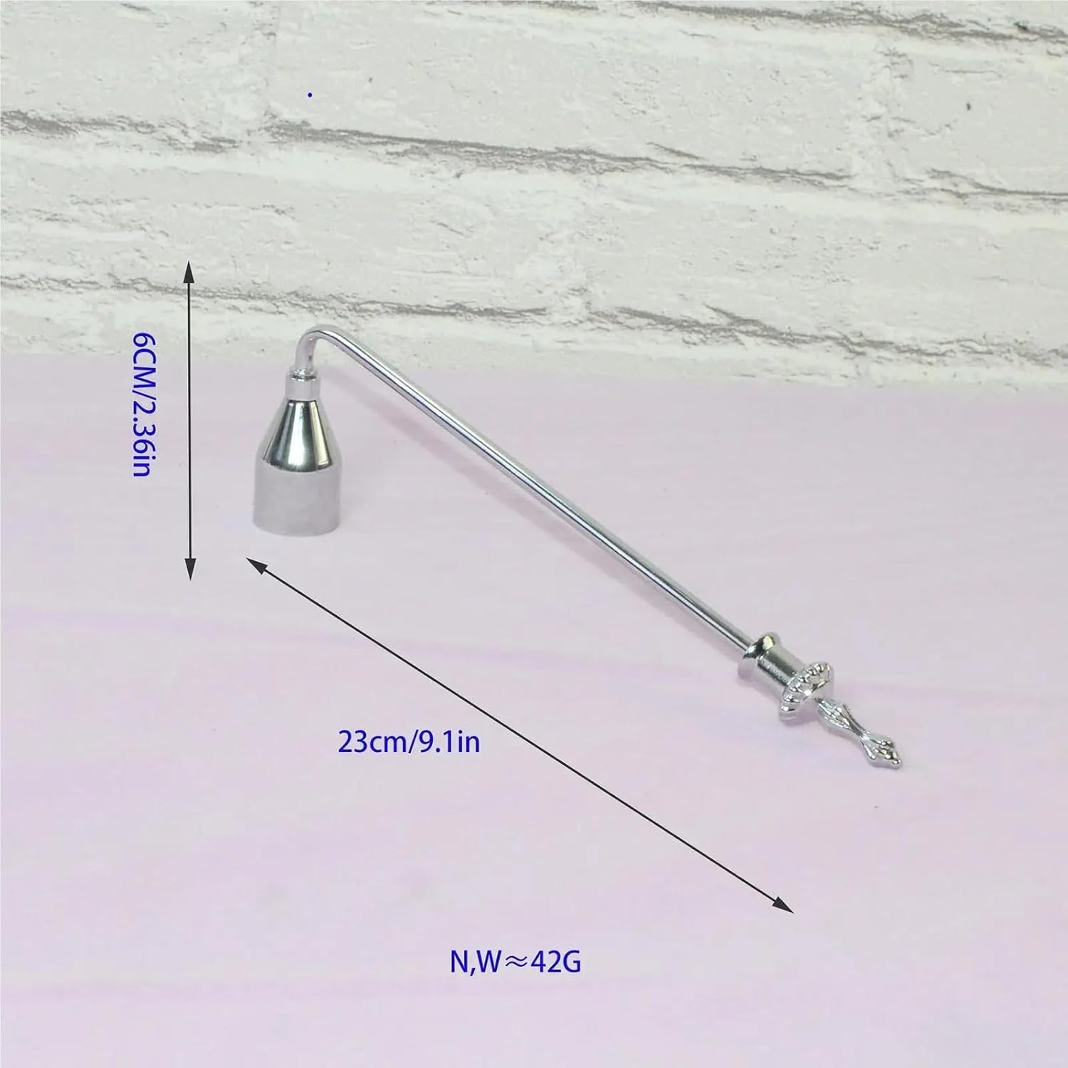 3Pcs Candle Snuffer Extinguisher with 9inch Design Black
