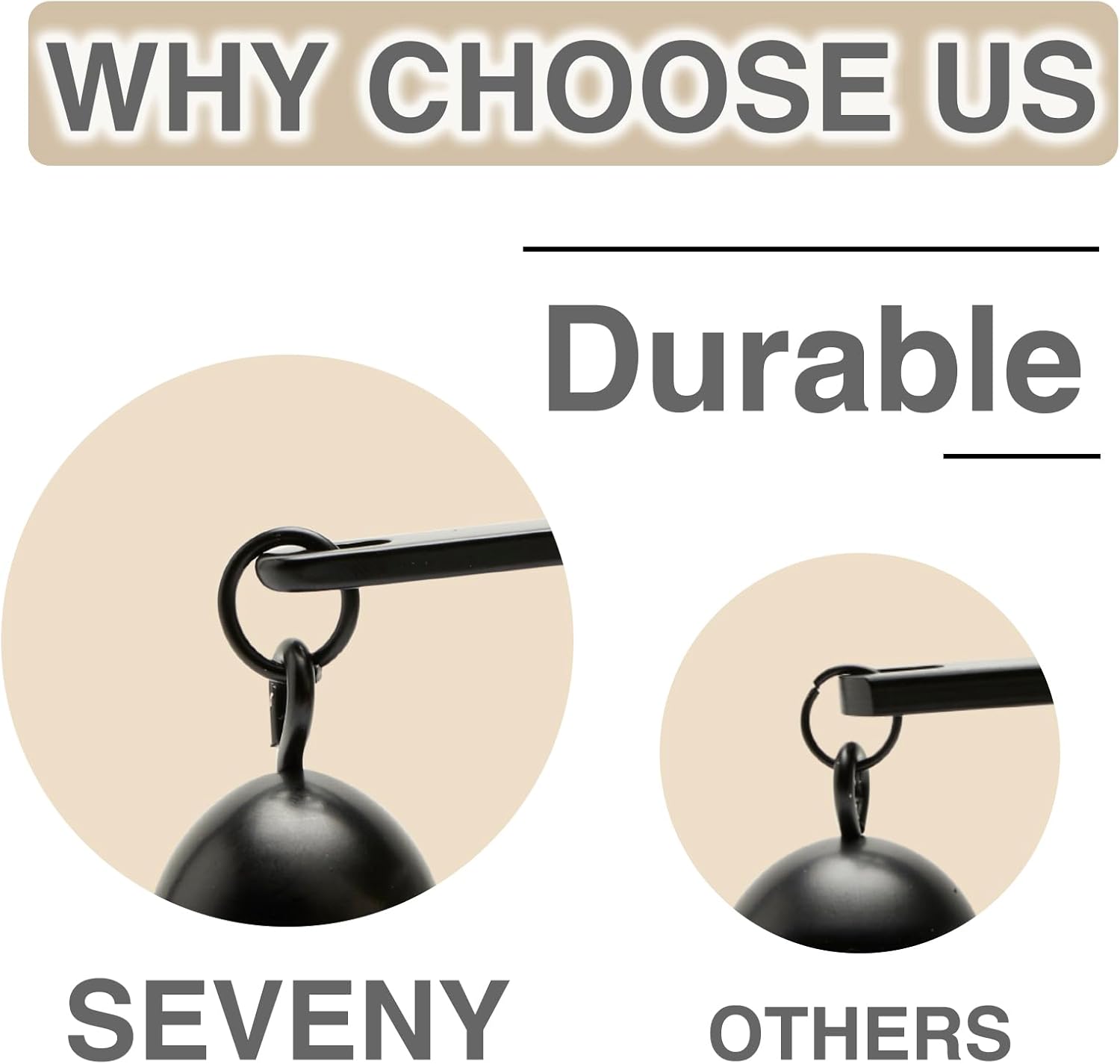 SEVENY 3 in 1 Candle Accessory Set - Wick Trimmer Snuffer Dipper