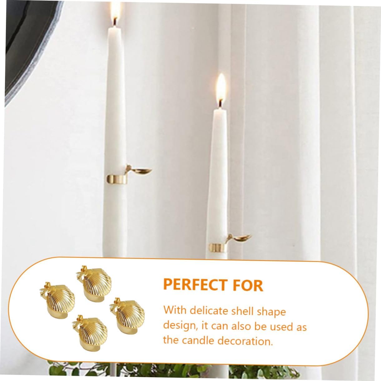 MAGICLULU 4pcs Automatic Candle Snuffer Tool for Home Use