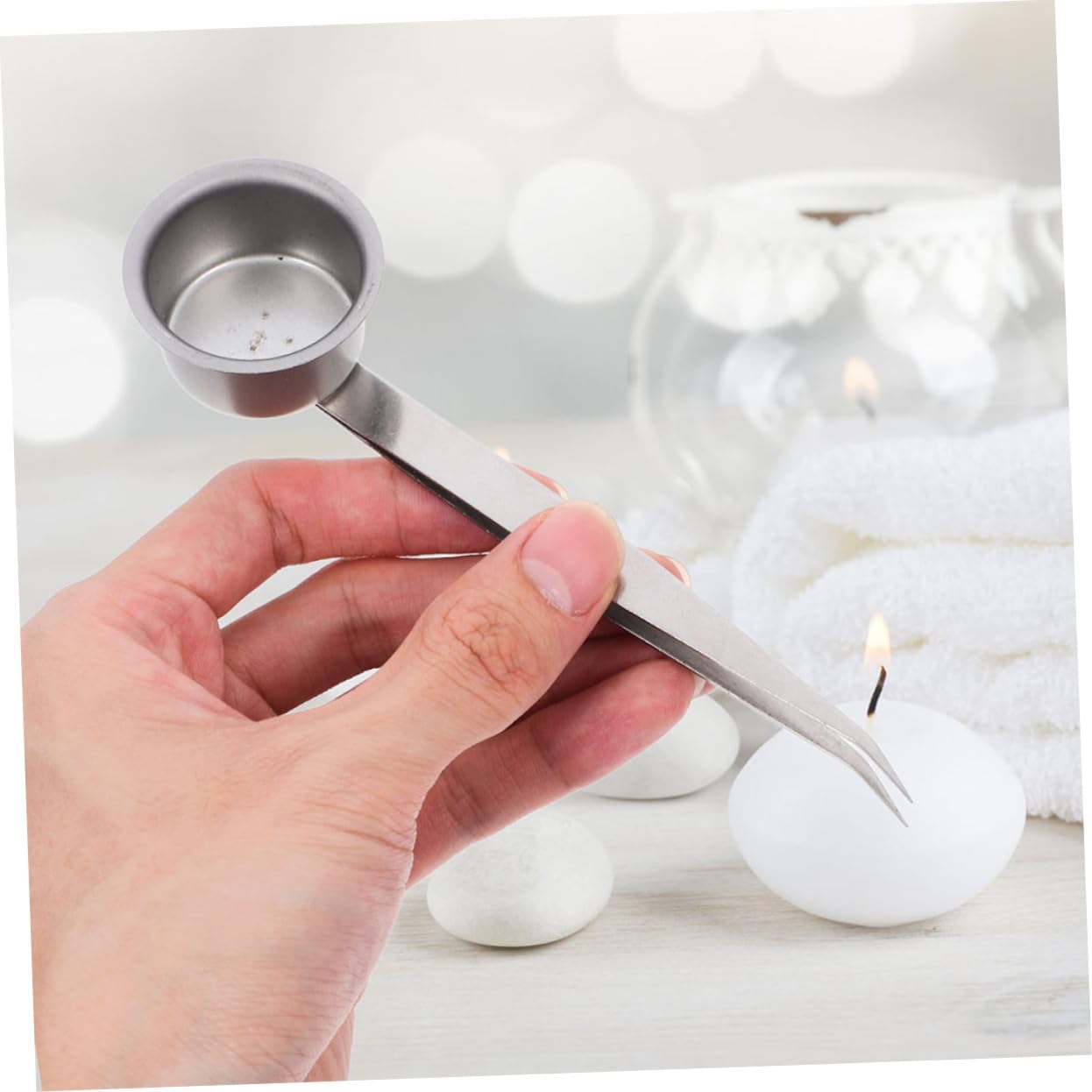 3pcs Candle Extinguisher Handle Tweezer for Home Hotel Camping