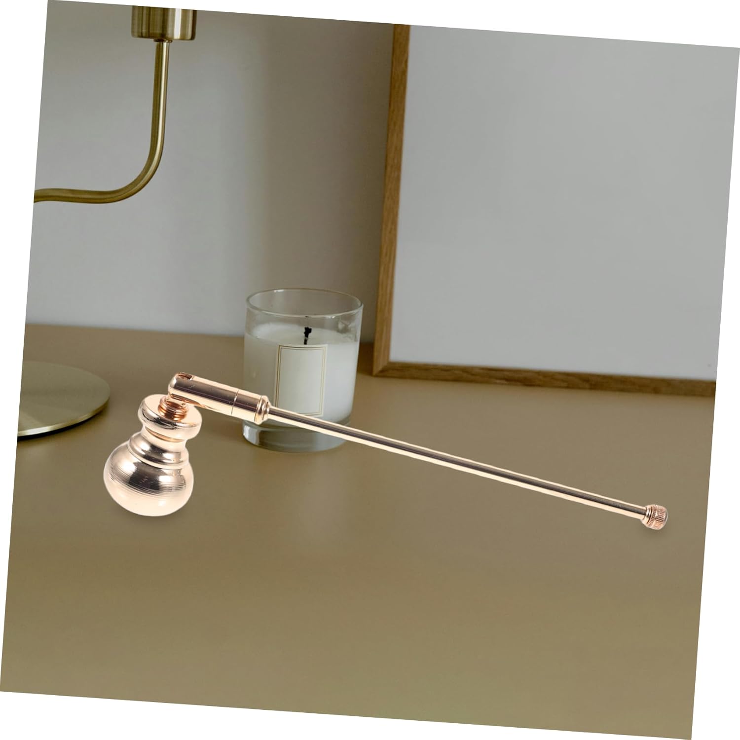 PRETYZOOM Decorative Candle Snuffer with Long Handle and Unique Design