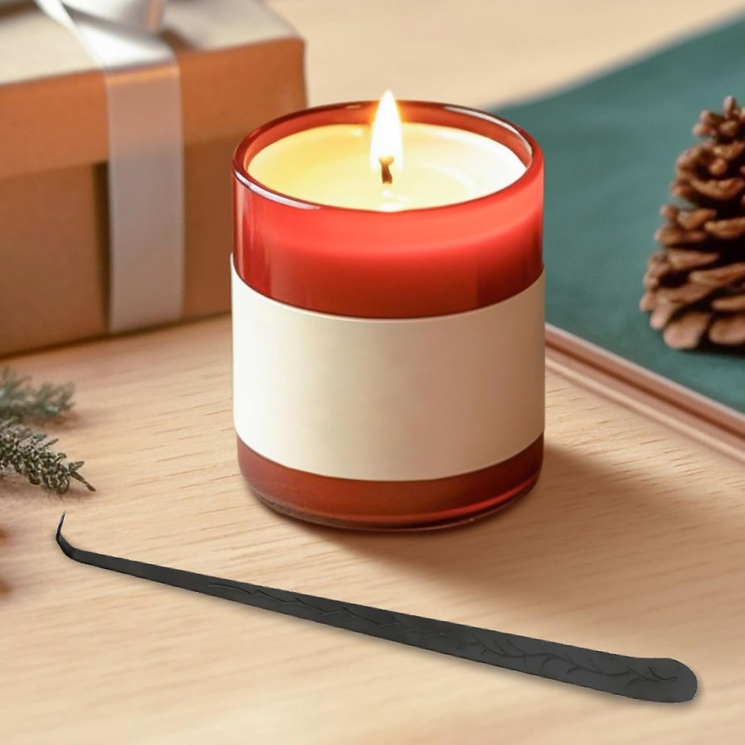 3 in 1 Candle Accessories Set with Snuffer and Wick Trimmer