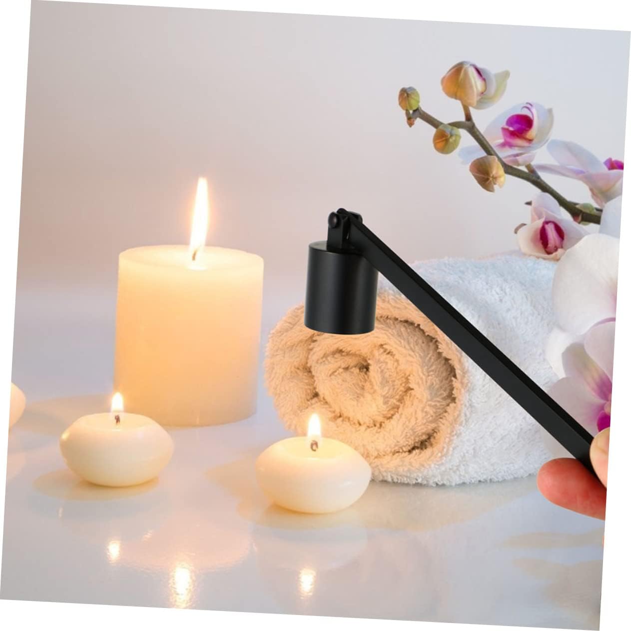 2 Pcs Candle Snuffers Ergonomic Flame Extinguishers