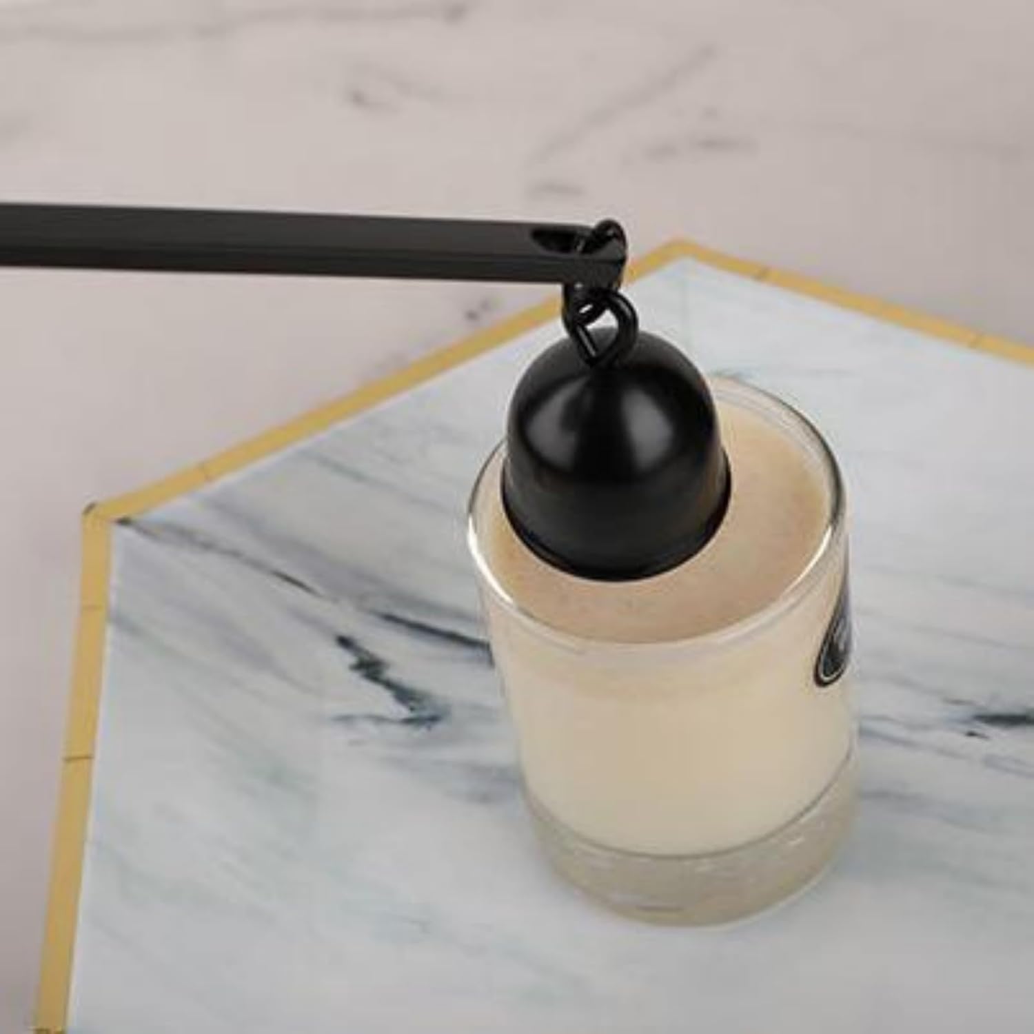 Red Copper Candle Snuffer with Long Handle