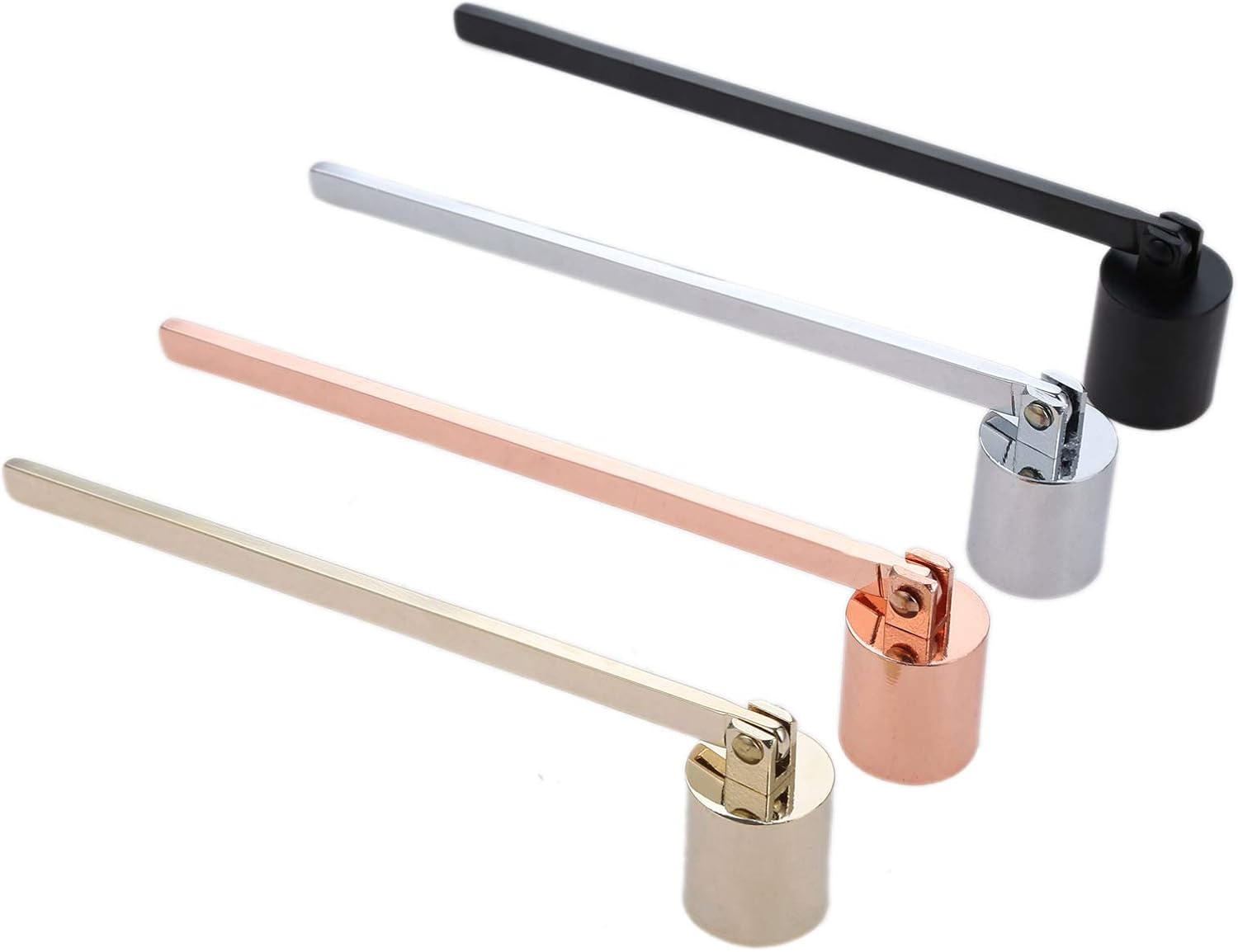 MUXSAM 75x09in Candle Snuffer with Long Handle and Silver Finish