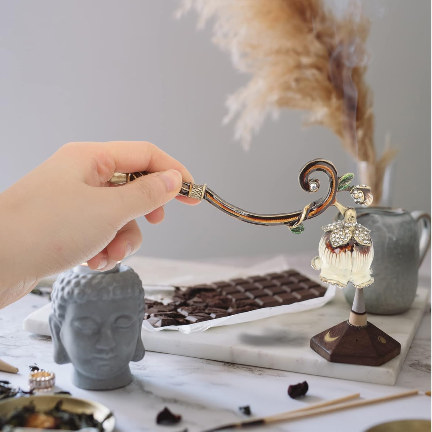 SEWACC Candle Snuffer Extinguisher with Handle