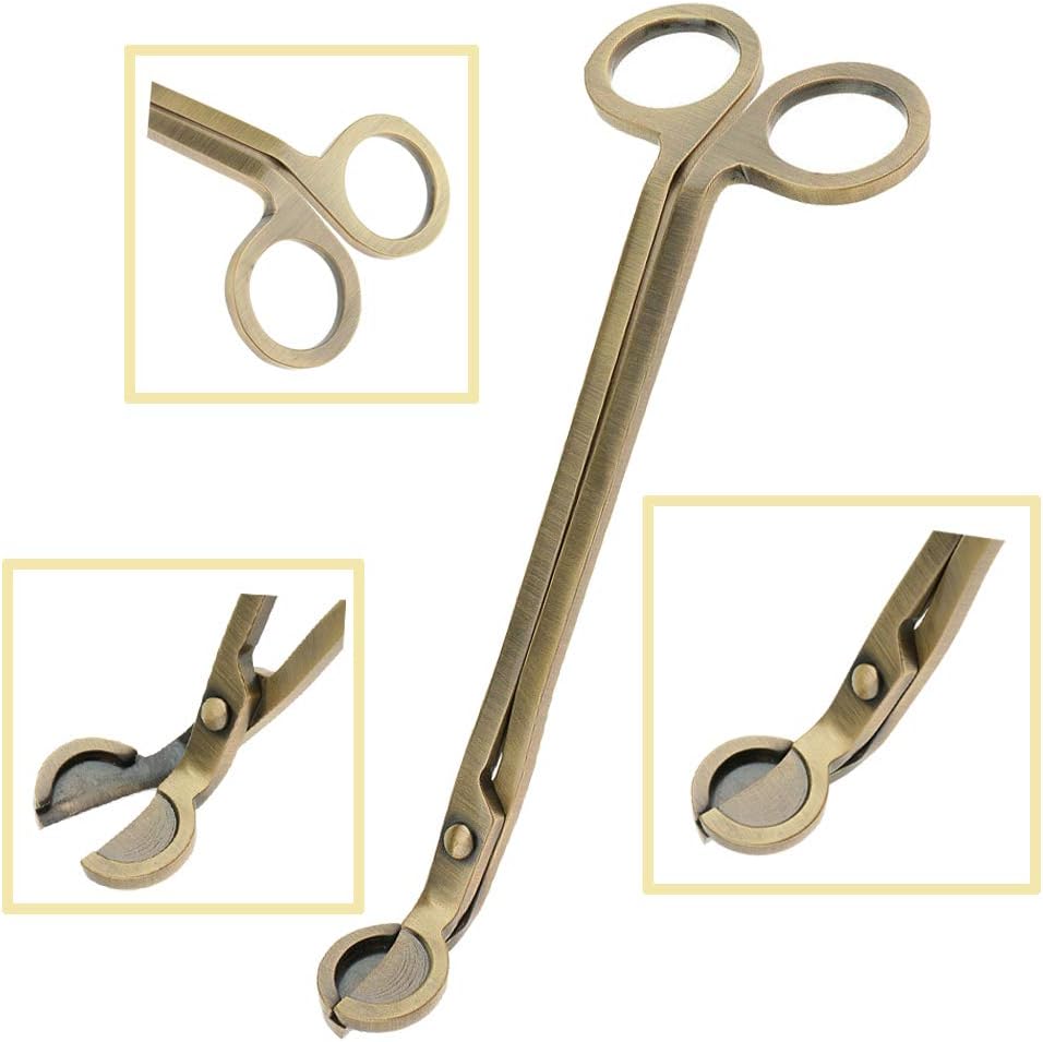 Vifoulal Candle Wick Trimmer with Built-in Debris Tray
