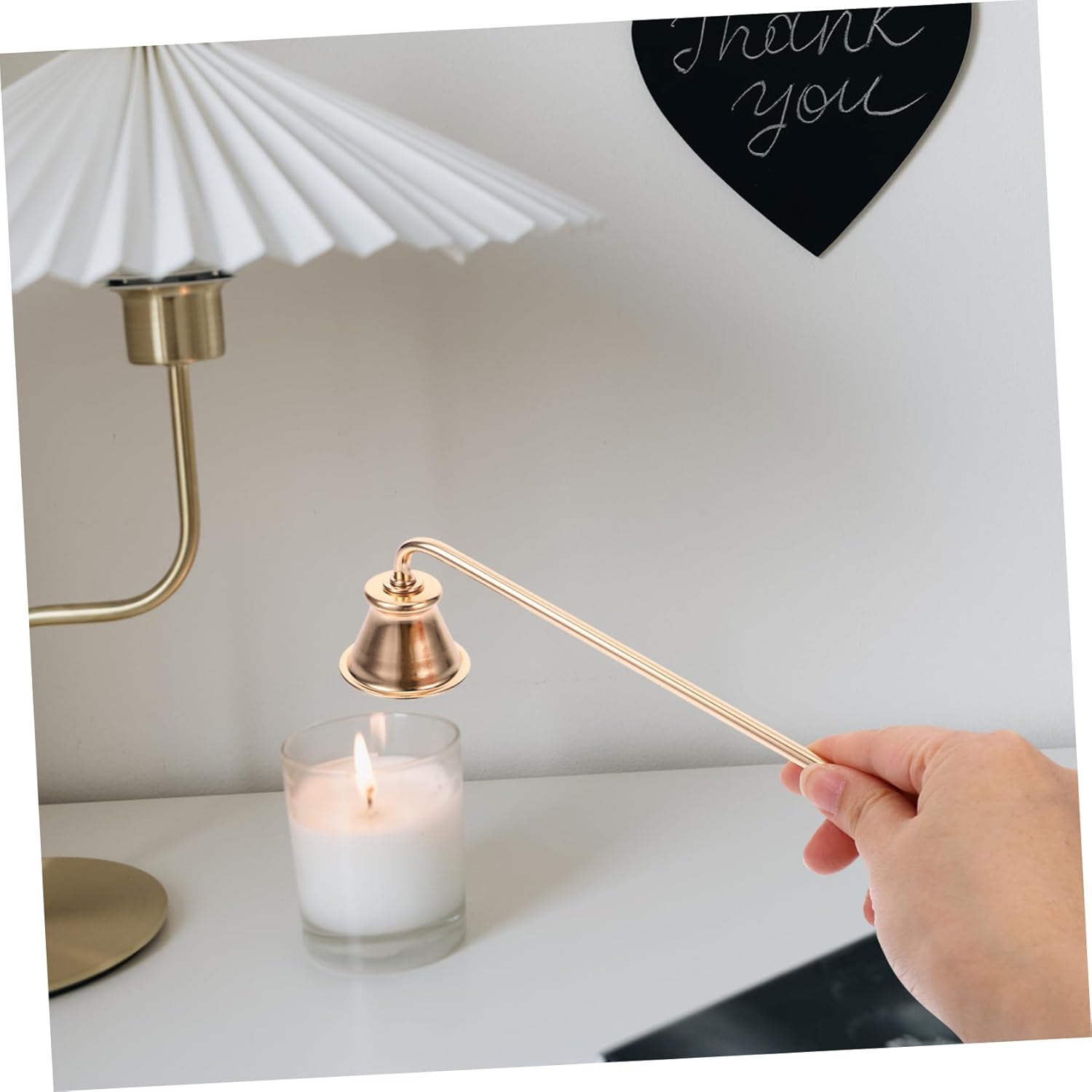PRETYZOOM Metal Candle Snuffer for Safe Quick Extinguishing