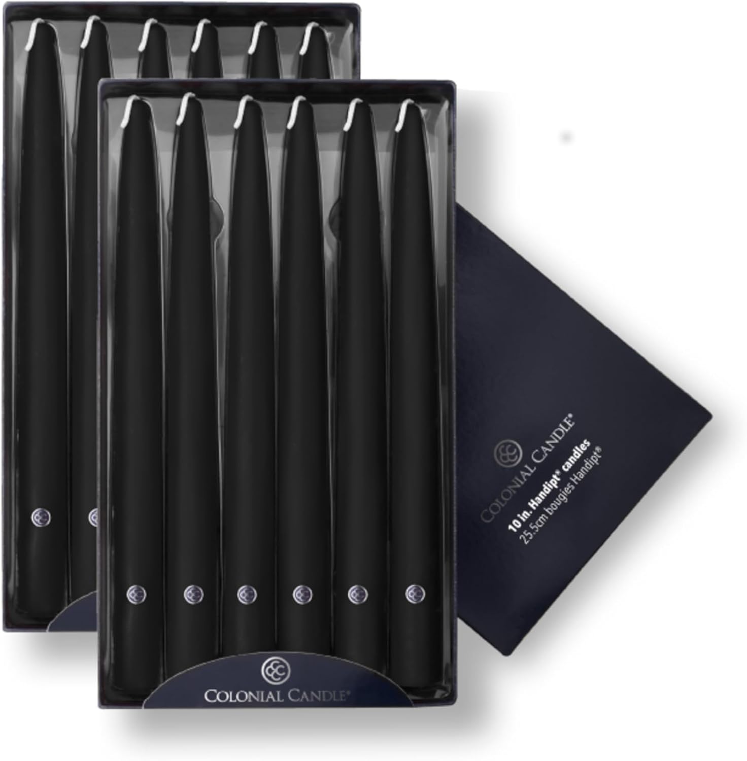 Colonial Candle Unscented Taper Candle 10 In Pack of 12