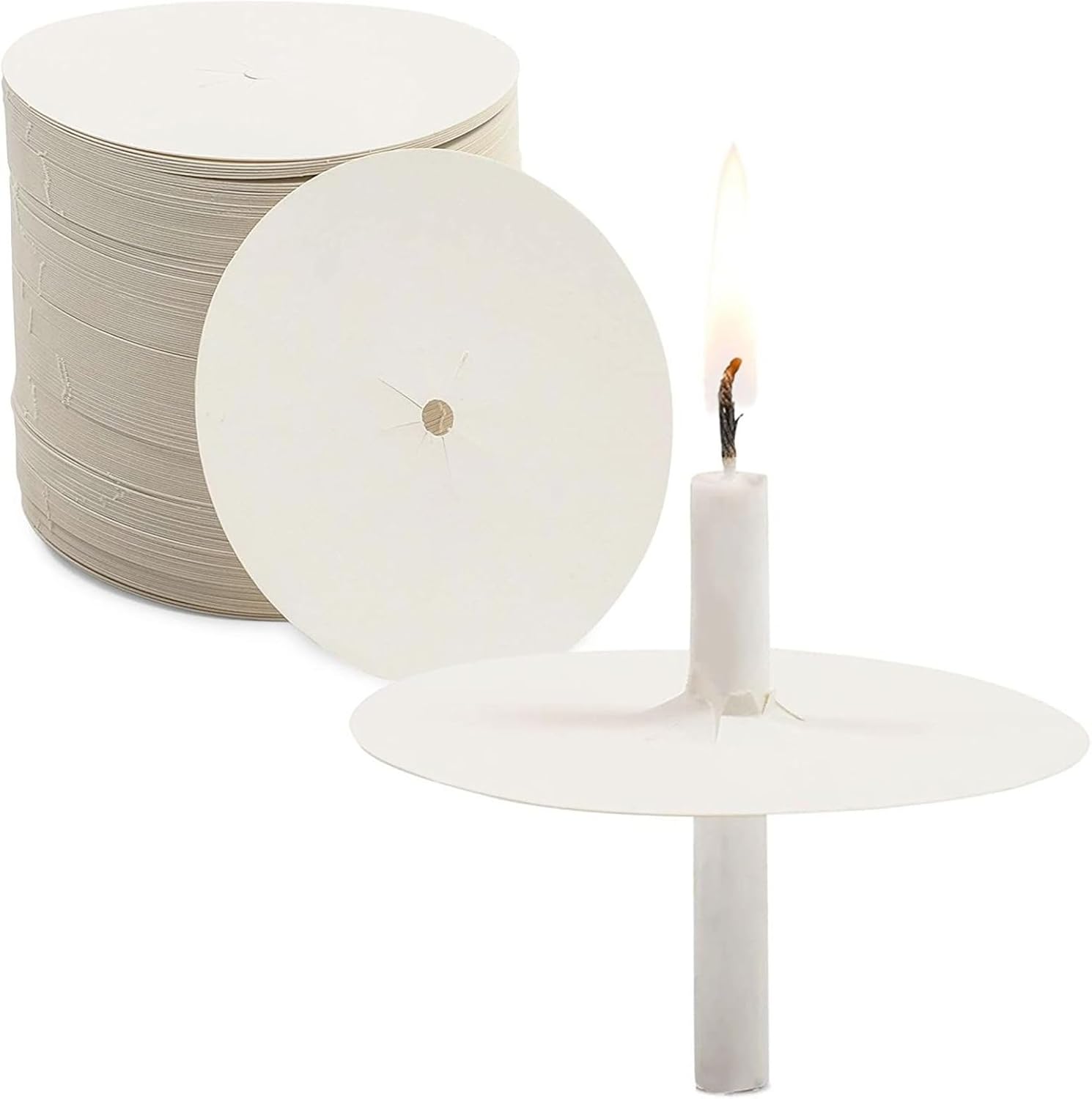 Juvale Candle Drip Protectors for Vigils 3 In 200 Pack