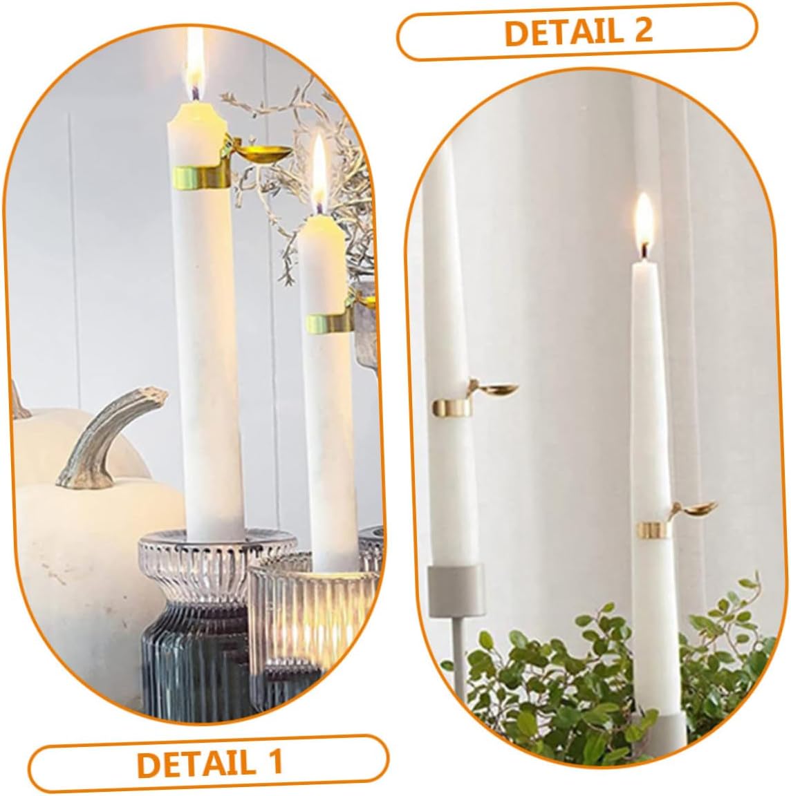 Vaguelly 4 Pc Candle Extinguisher Kit Automatic Fire Safety Snuffers