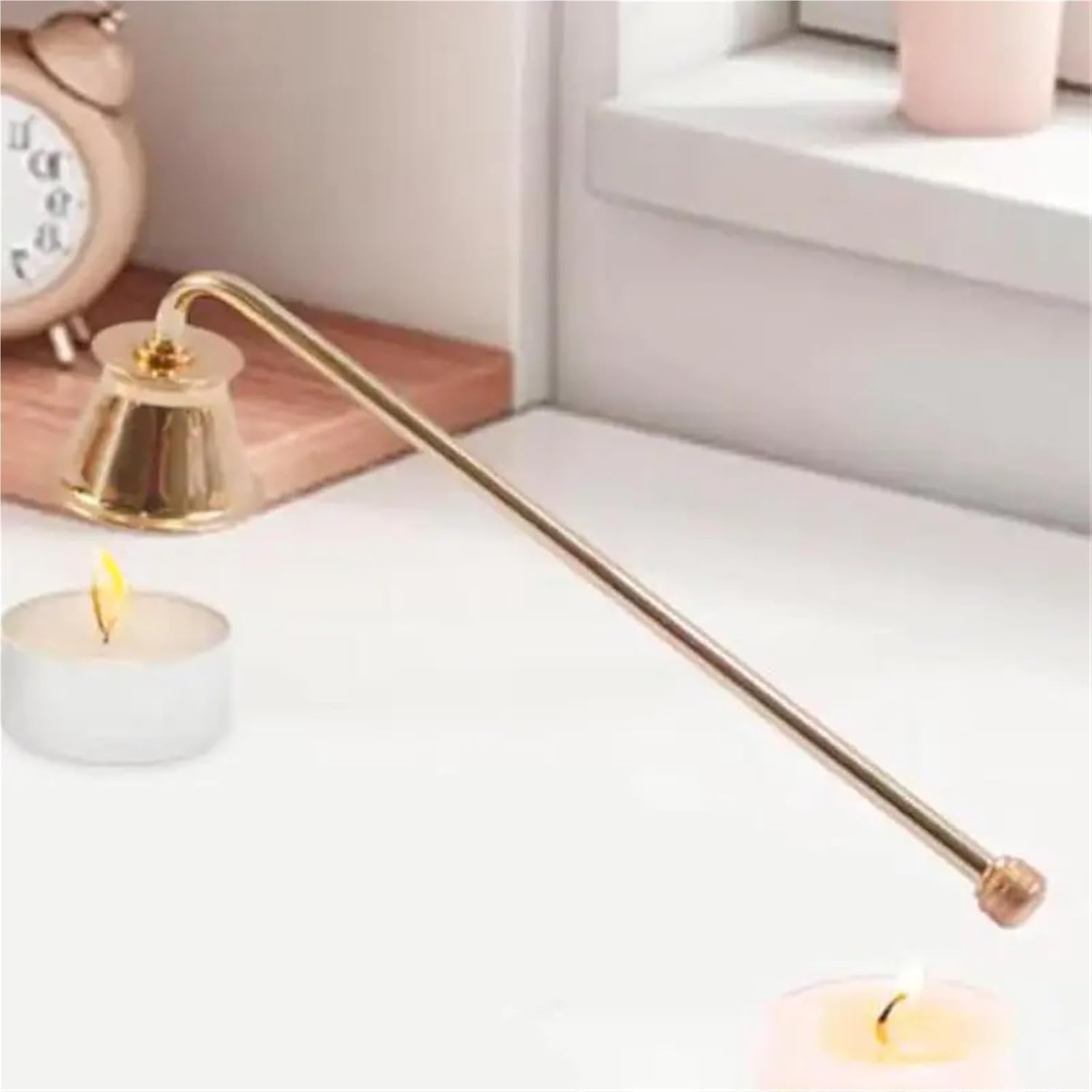 6Pcs Metal Candle Snuffer with Long Handle