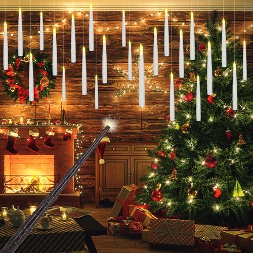 Floating Candles with Wand Remote 24PCS Flameless LED Christmas Decor