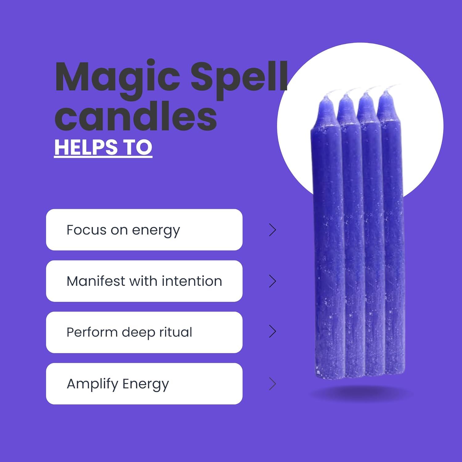 Soul Sticks Confidence Magic Spell Chime Candles 20 Pack