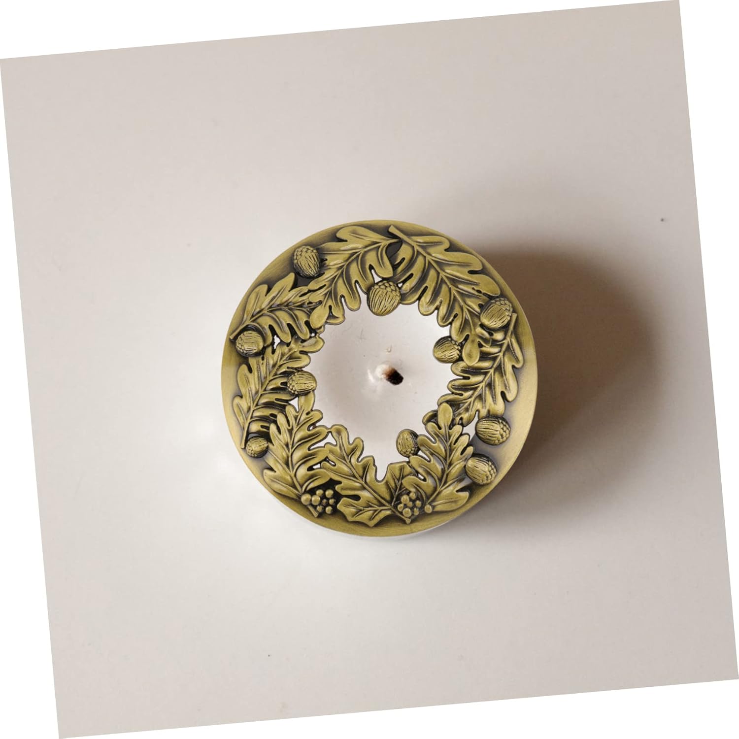 PRETYZOOM Brass Candle Lids for Efficient Burn and Elegant Storage
