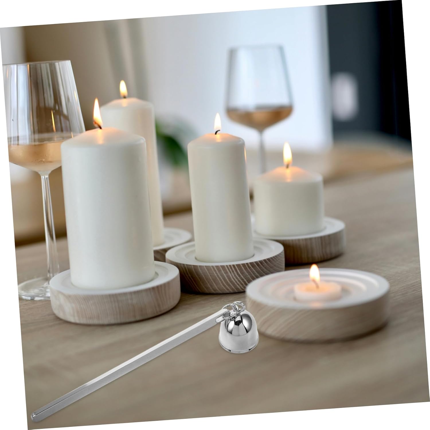 VOSAREA Candle Snuffer with Handle and Wick Trimmer