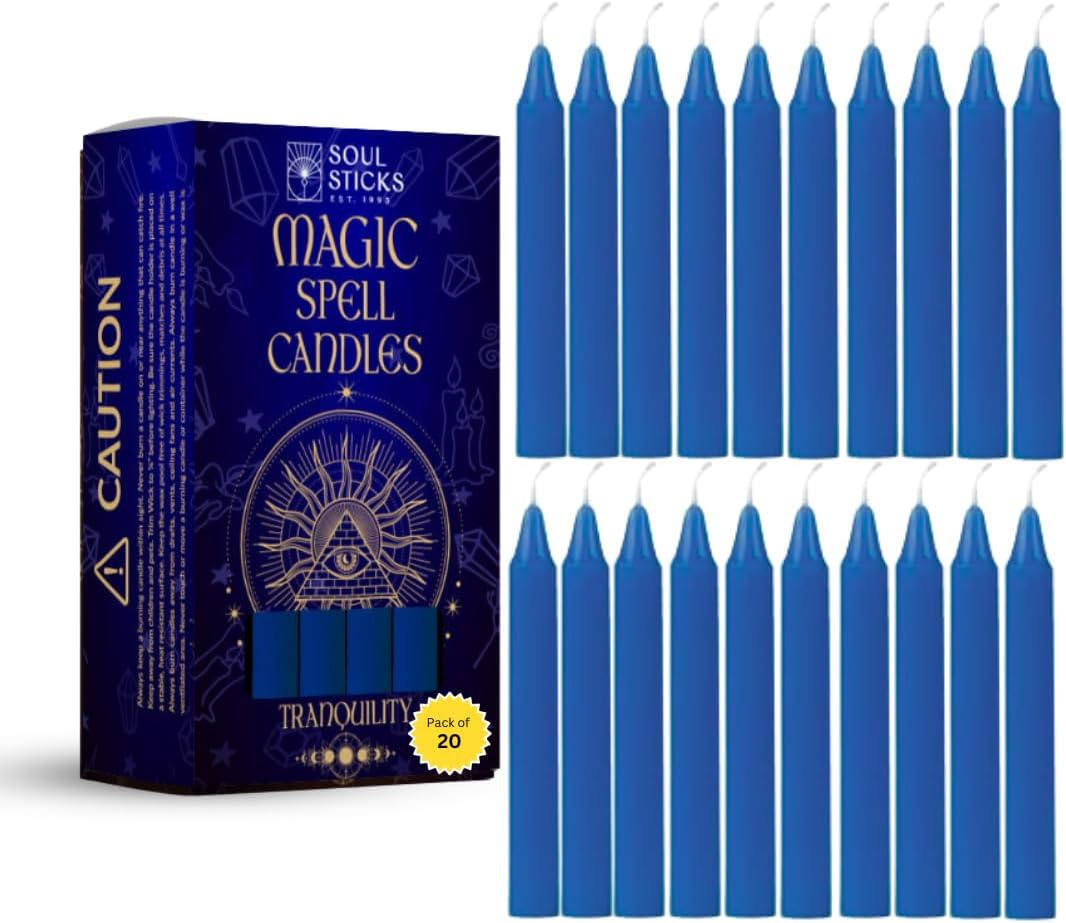 Soul Sticks Tranquility Magic Spell Chime Candles 20 Pack