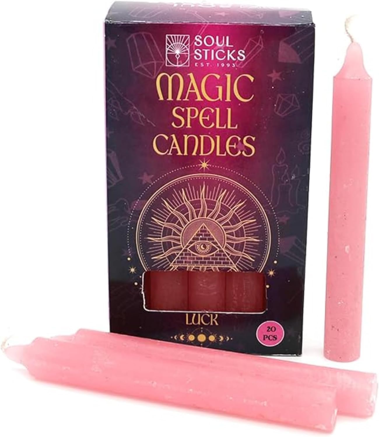 SOUL STICKS Taper Candles 20 Pack for Rituals and Spells