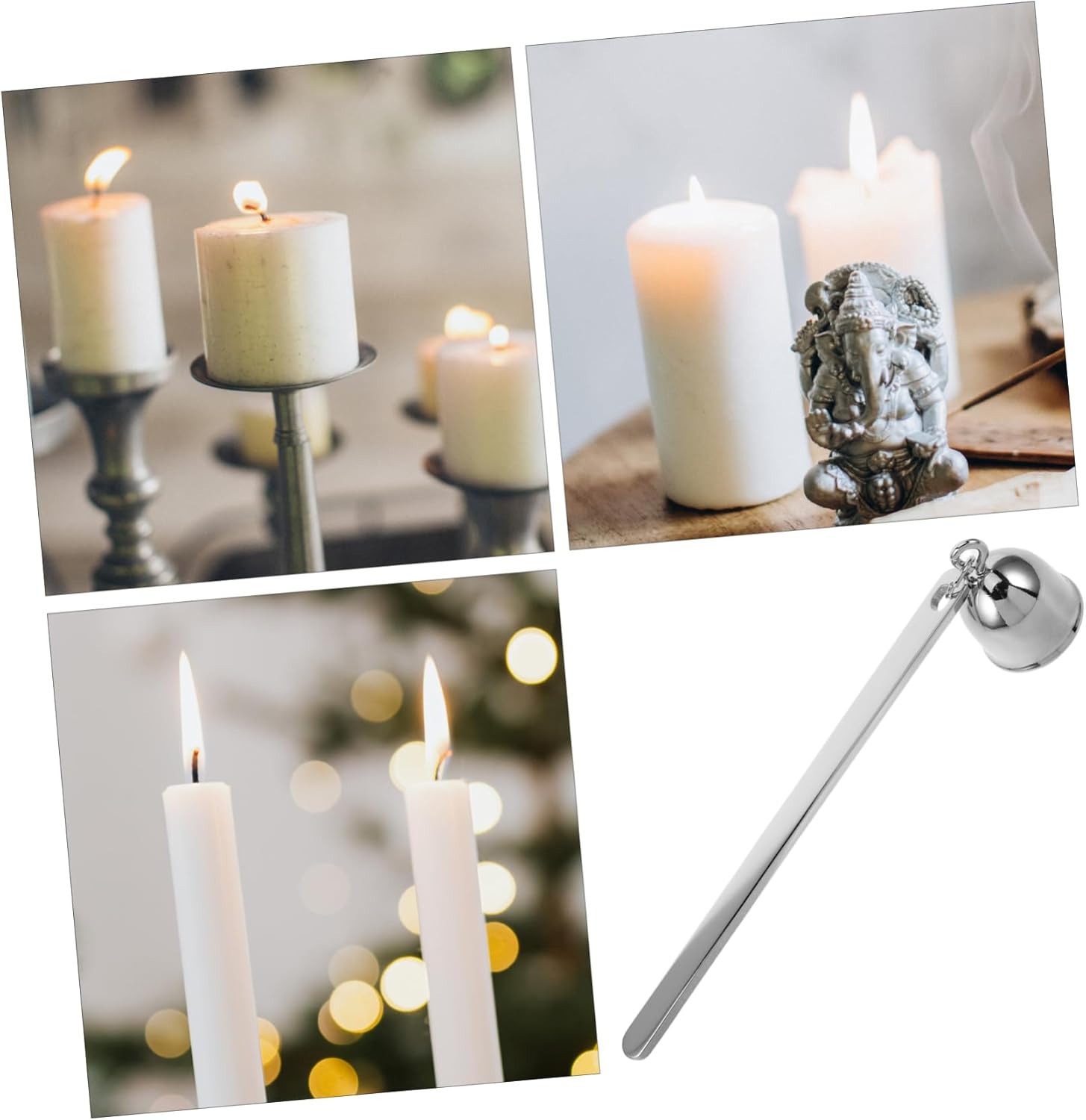VOSAREA Candle Snuffer with Handle and Wick Trimmer