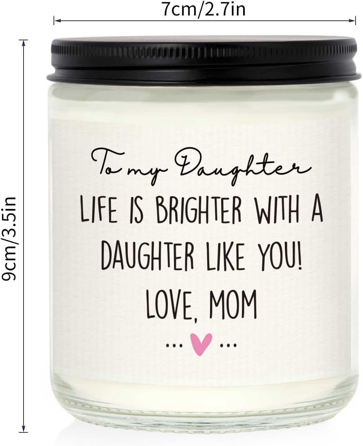 GiltGlimmer Unique Daughter Gift Scented Candle