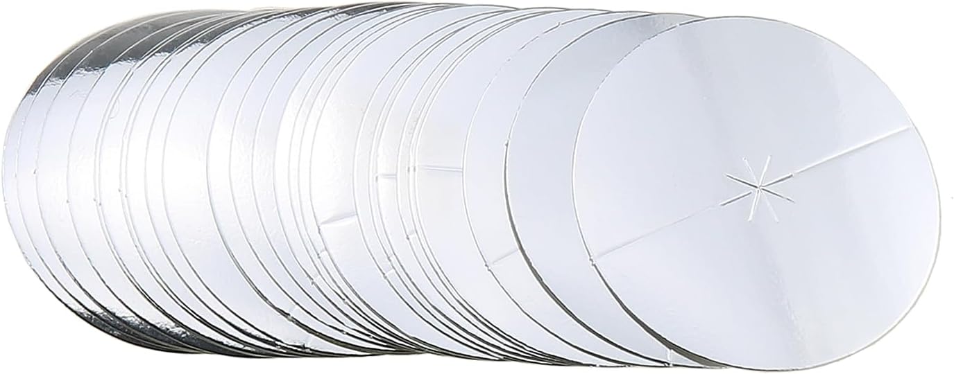 30PCS 8cm Diameter Paper Candle Holder Drip Protector