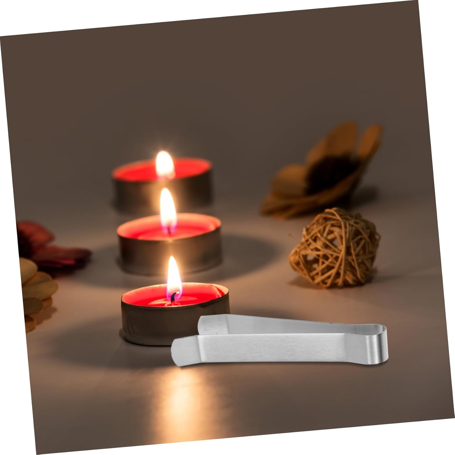 4pcs Candle Extinguisher Clip Sturdy Metal Wick Clamp Fire Snuffer