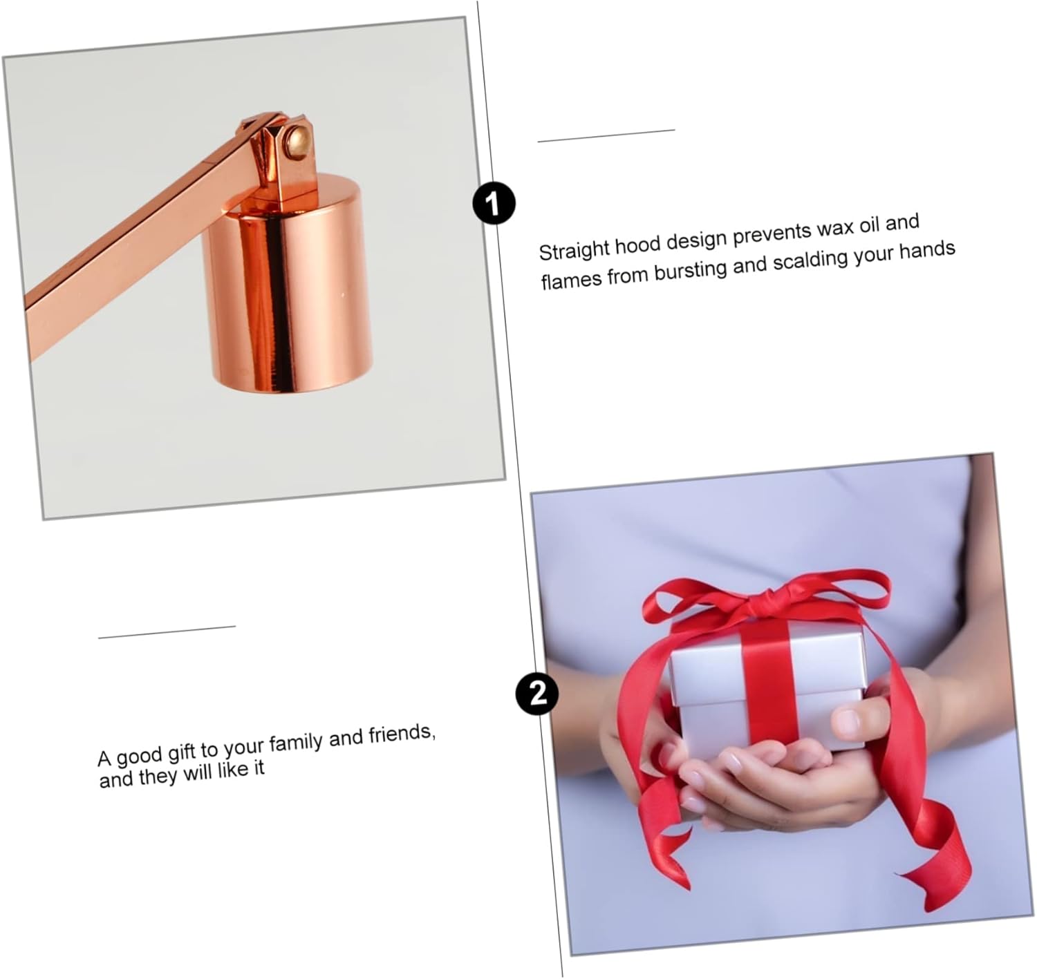 PRETYZOOM Candle Snuffer Stainless Steel Extinguisher