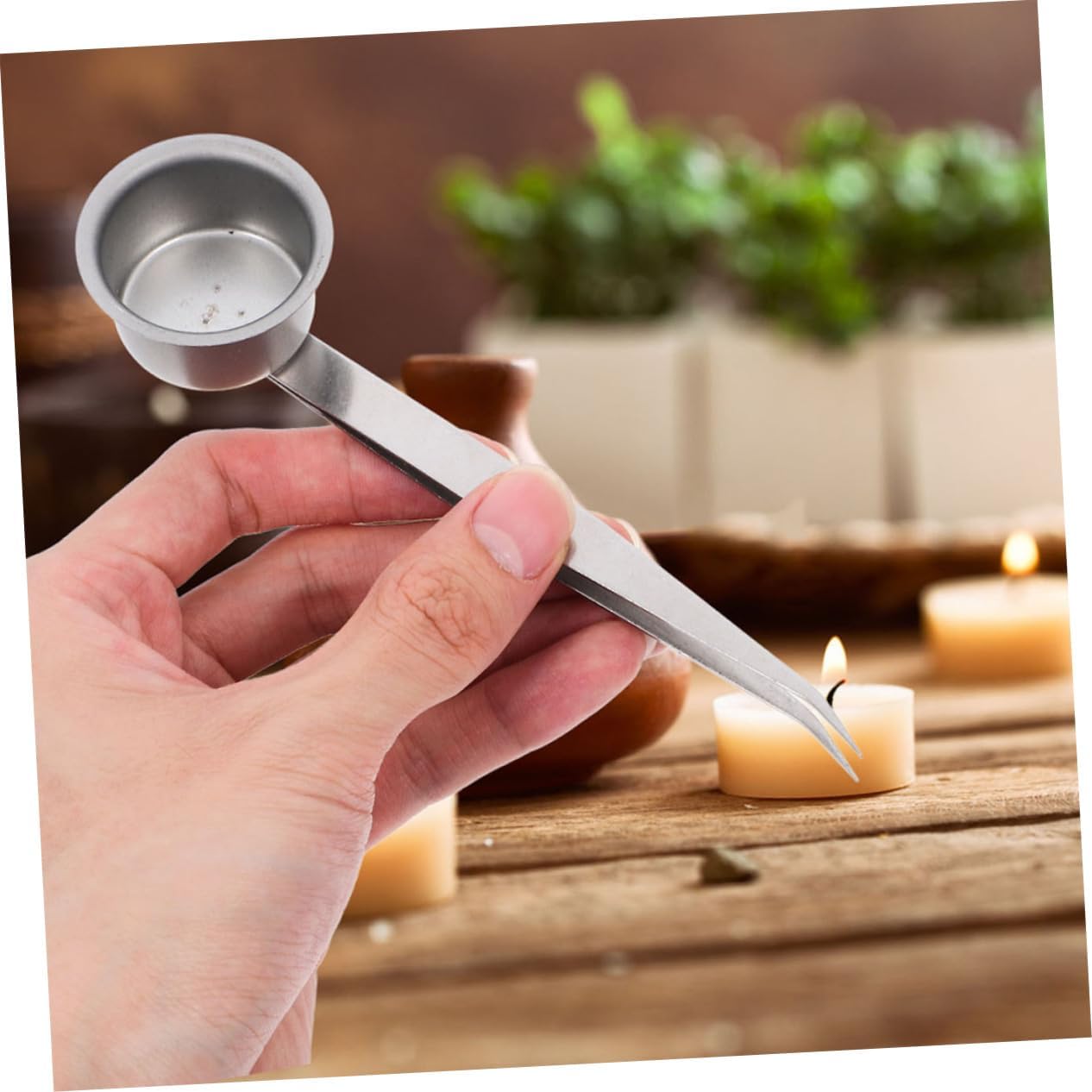 PRETYZOOM 3pcs Candle Snuffer and Tweezer Set for Home Hotel Camping