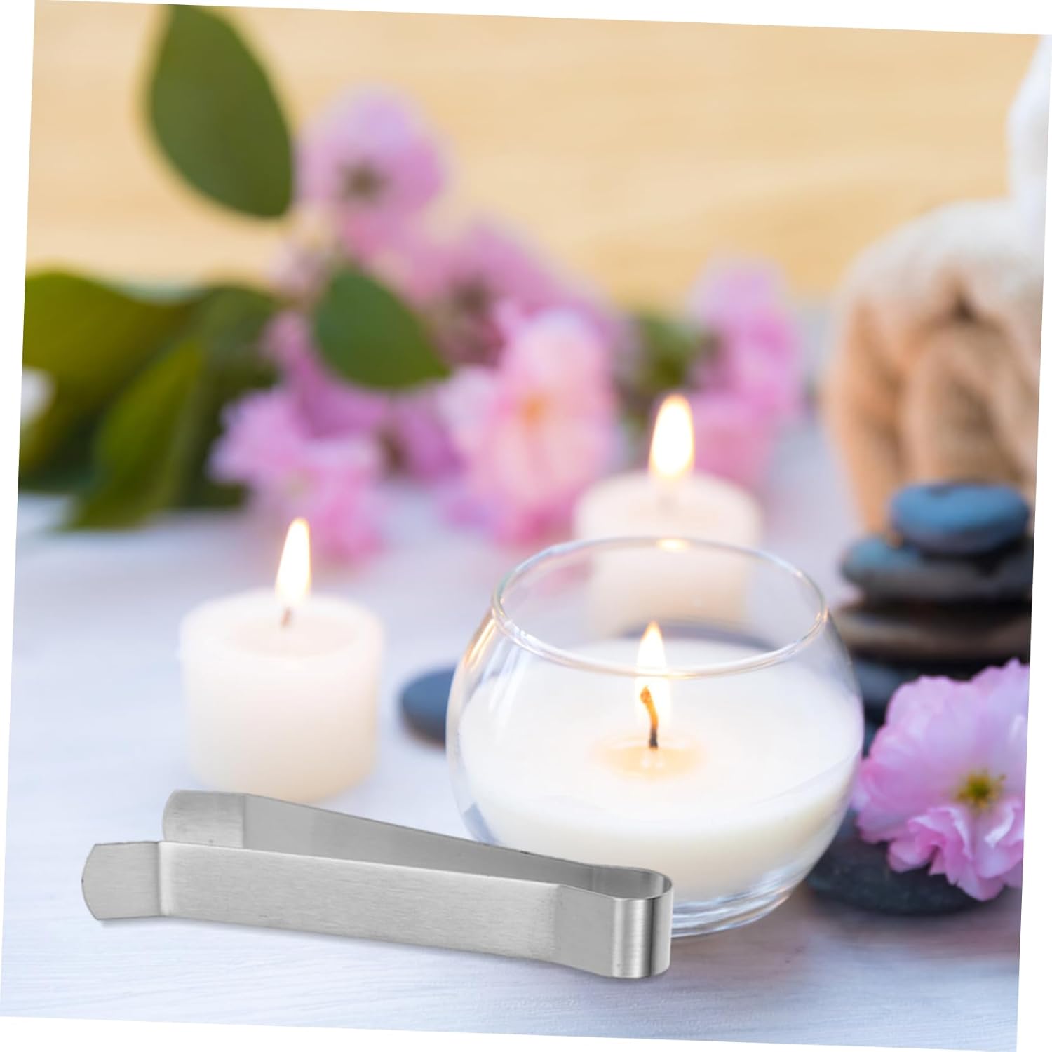 Cabilock 4pcs Candle Safety Extinguisher Clips