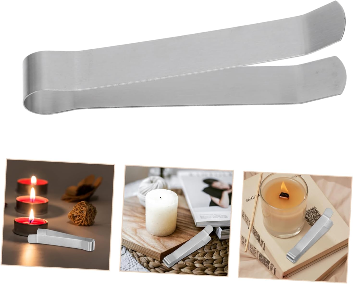 4pcs Candle Extinguisher Clip Sturdy Metal Wick Clamp Fire Snuffer