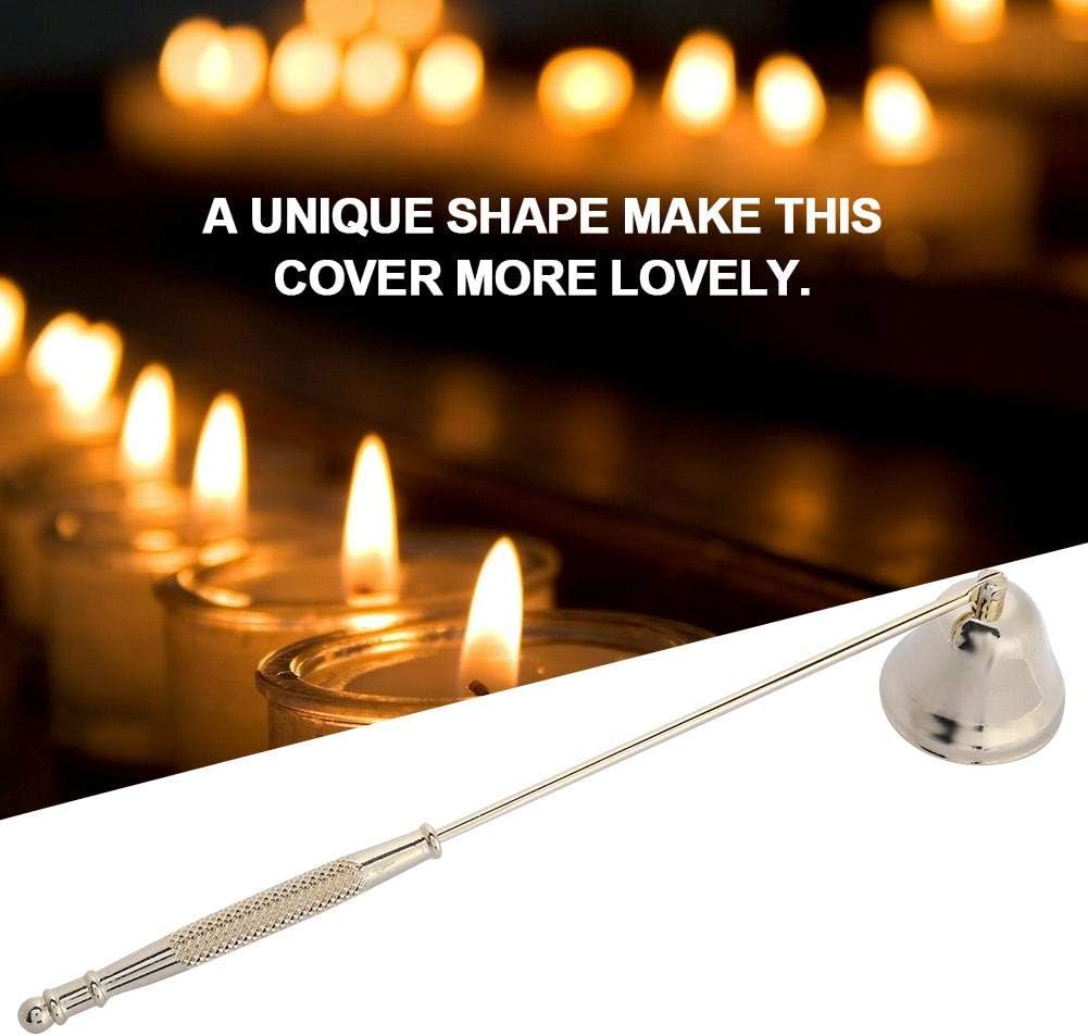 HEEPDD Candle Snuffer Polished Stainless Steel Long Handle Candle Stopper