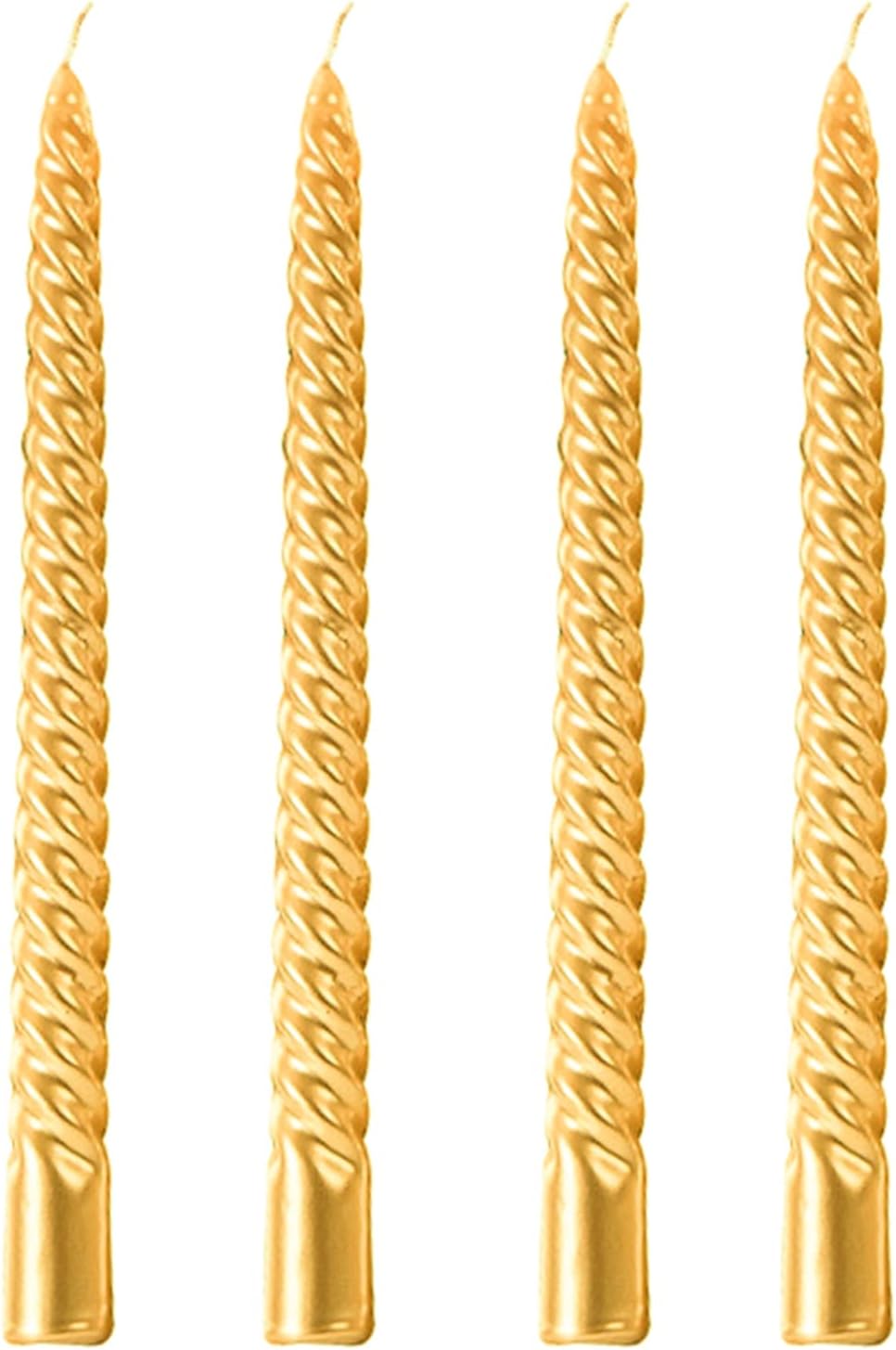 Wrcevtor 10 Inch Taper Candles Set of 4 Clean Burning Unscented