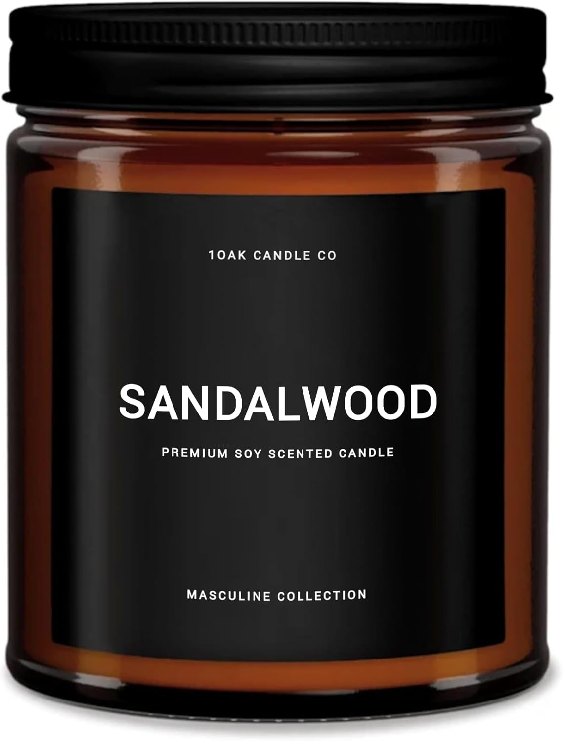 1OAK Scented Candles for Men - Sandalwood Jar Candle
