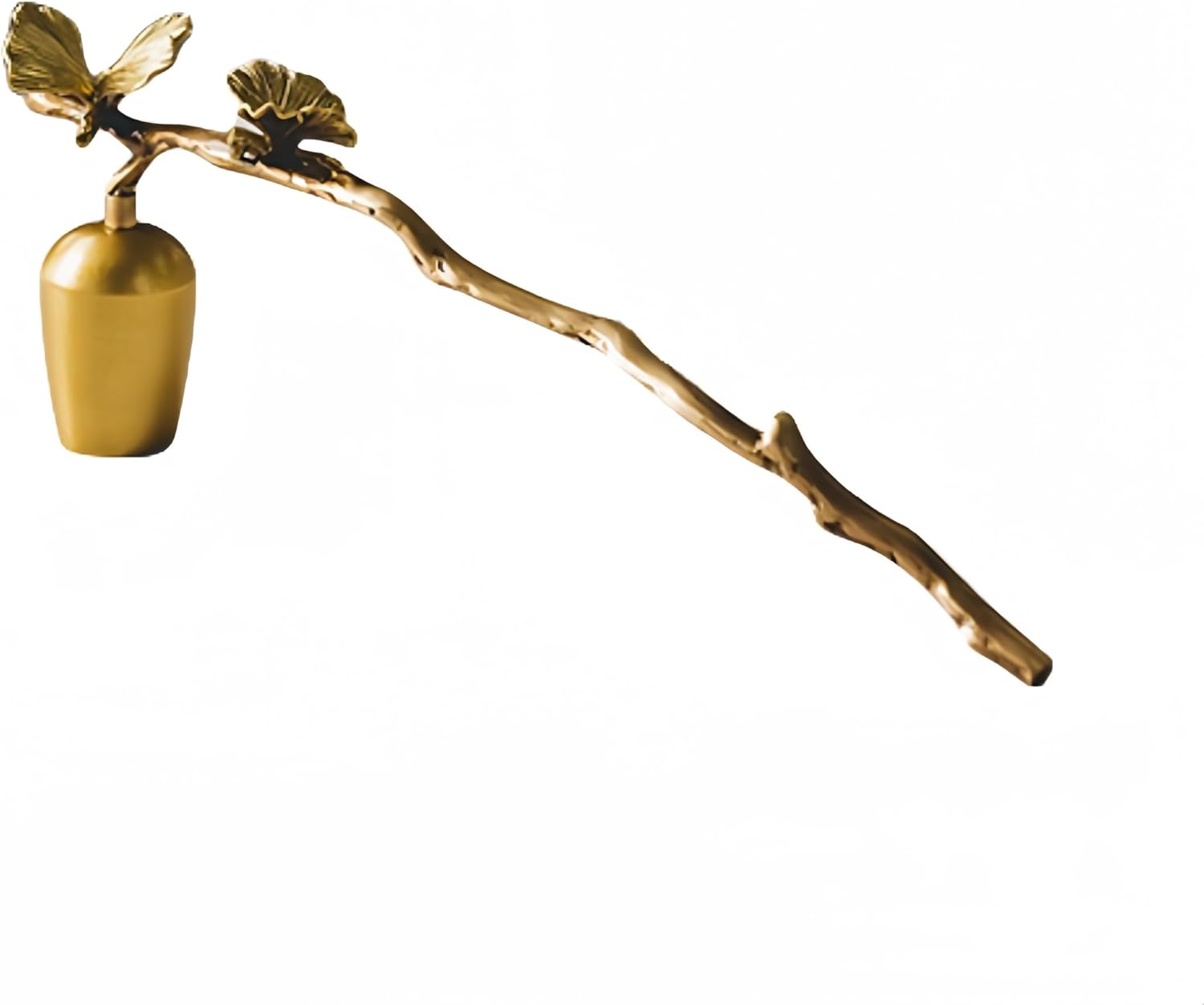 Butterfly Brass Candle Snuffer with Long Handle