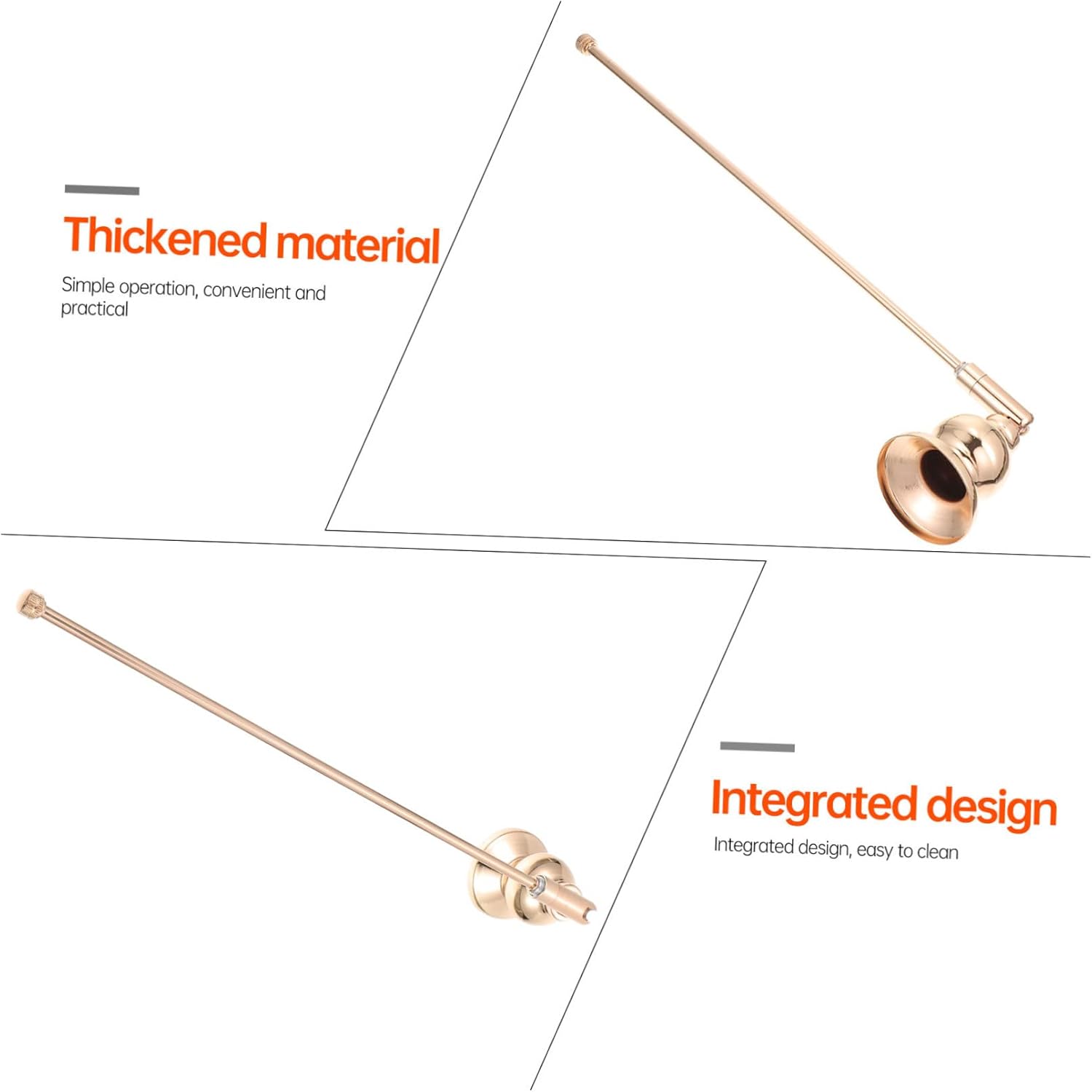 MAGICLULU Candle Snuffer with Long Handle for Tea Light and Jar Candles