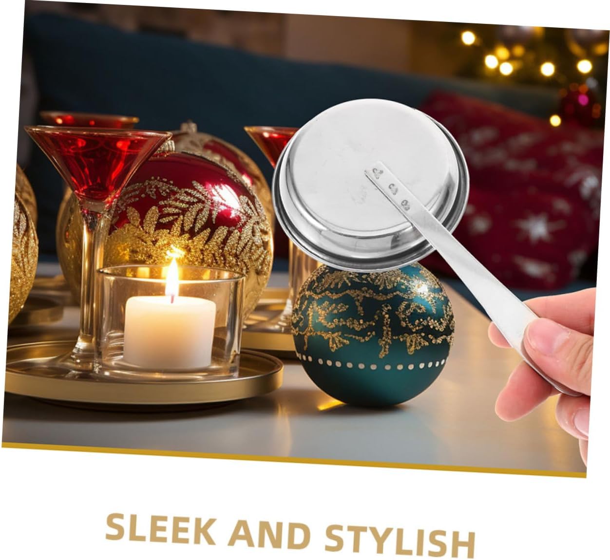 MAGICLULU 5pcs Stainless Steel Candle Snuffer Set
