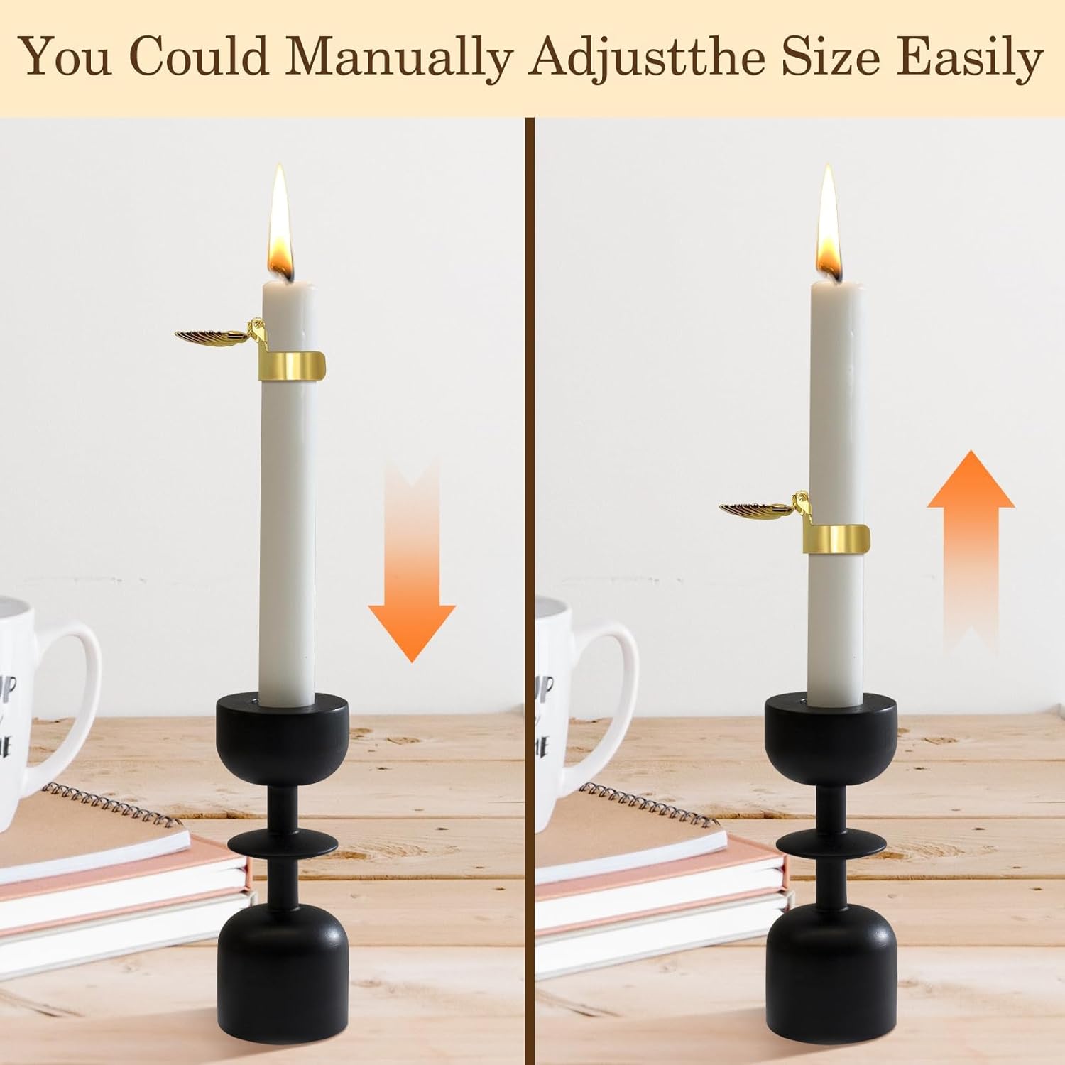 Automatic Candle Extinguisher with Gold Finish
