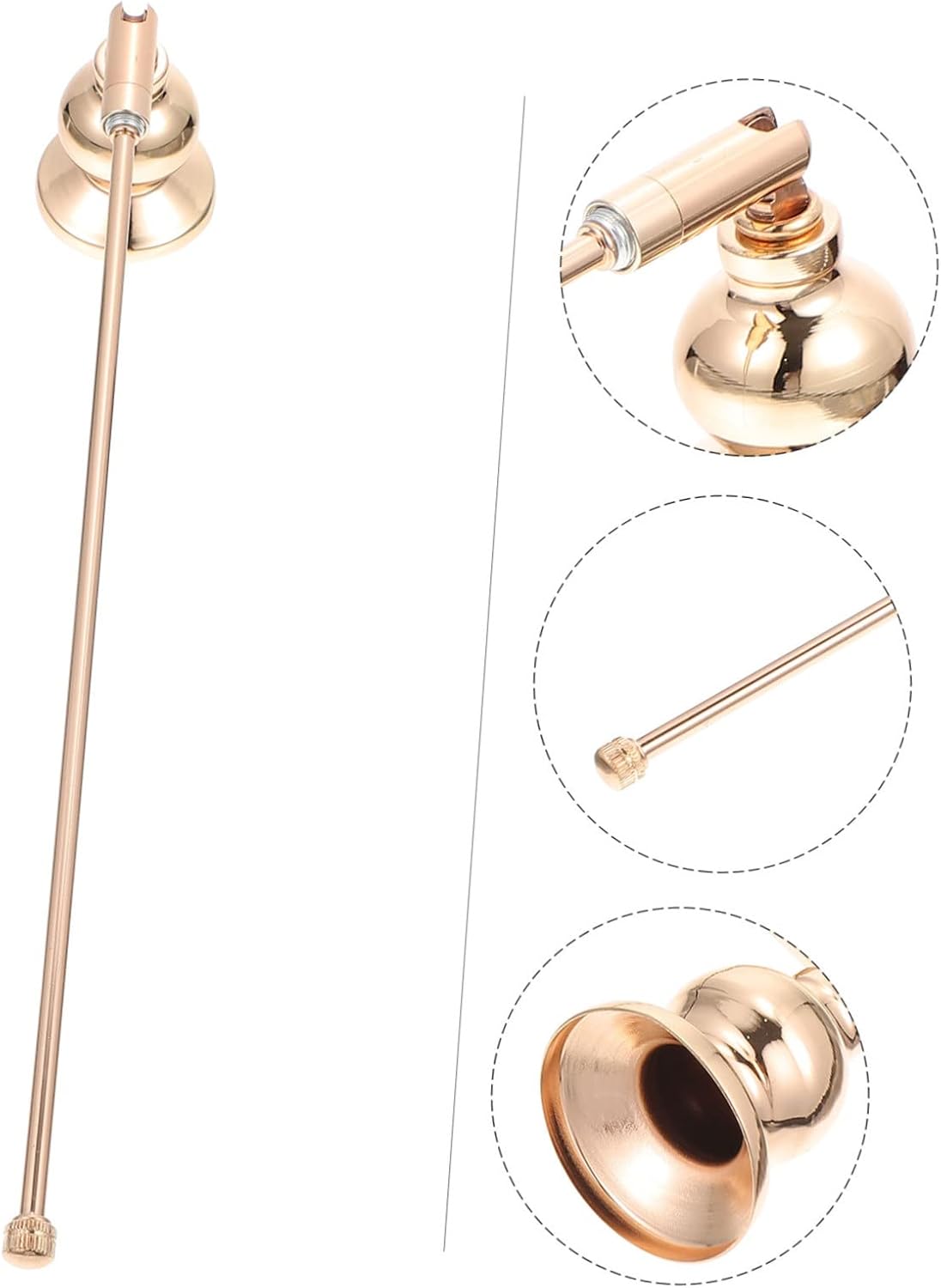 MAGICLULU Candle Snuffer with Long Handle for Tea Light and Jar Candles