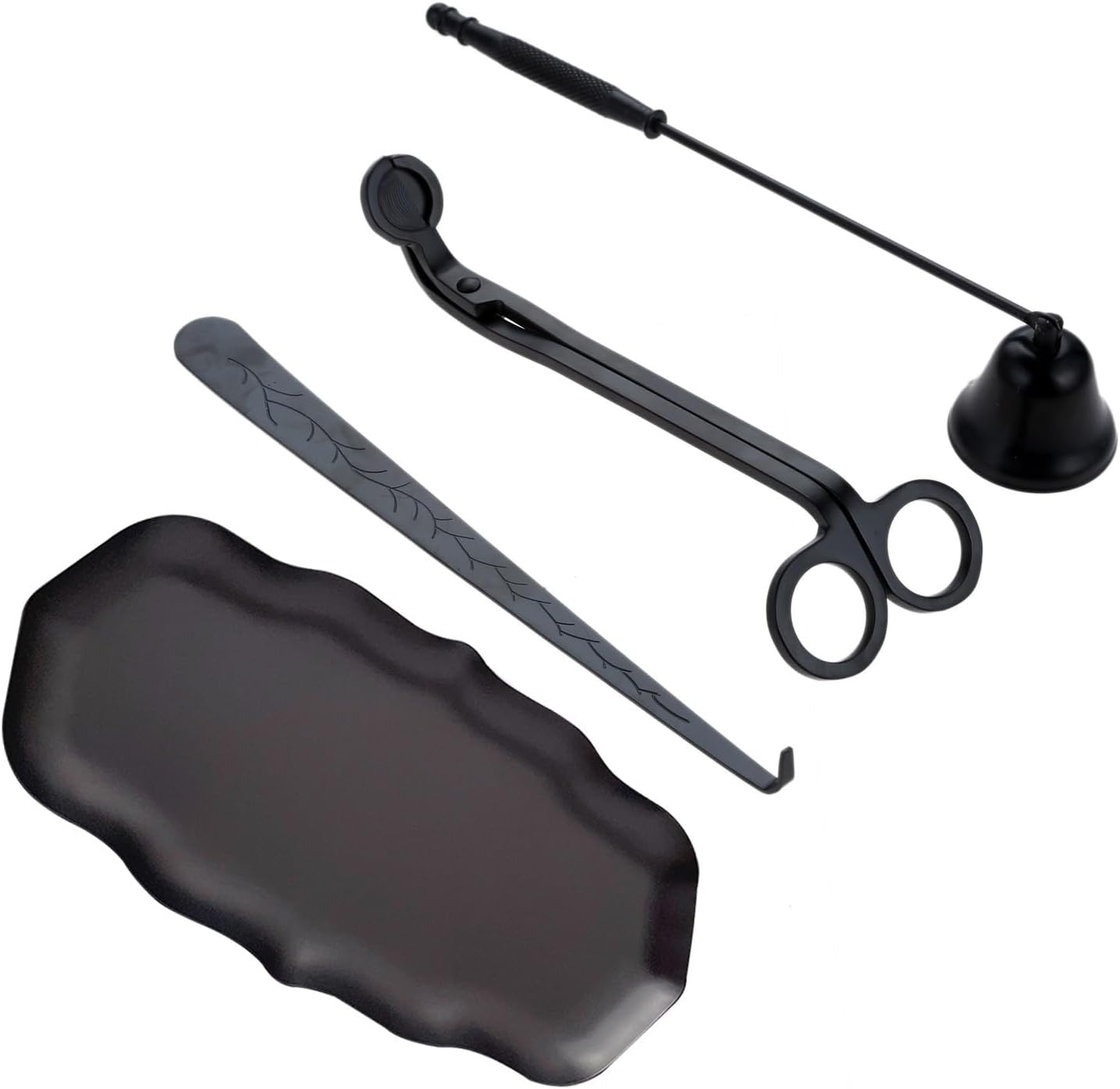 MUXSAM 4-in-1 Candle Care Tool Set Black