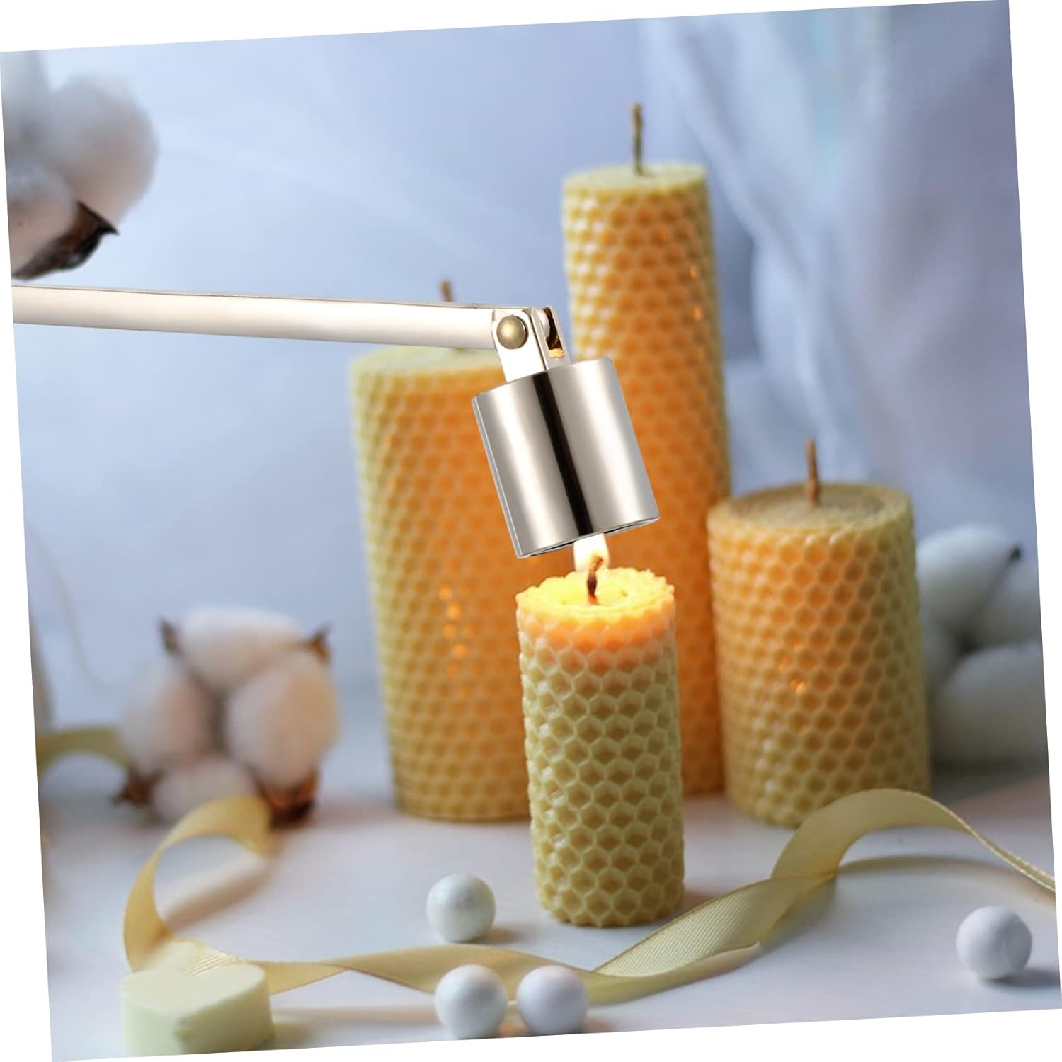 2pcs Portable Candle Snuffers Handle for Safe Extinguishing