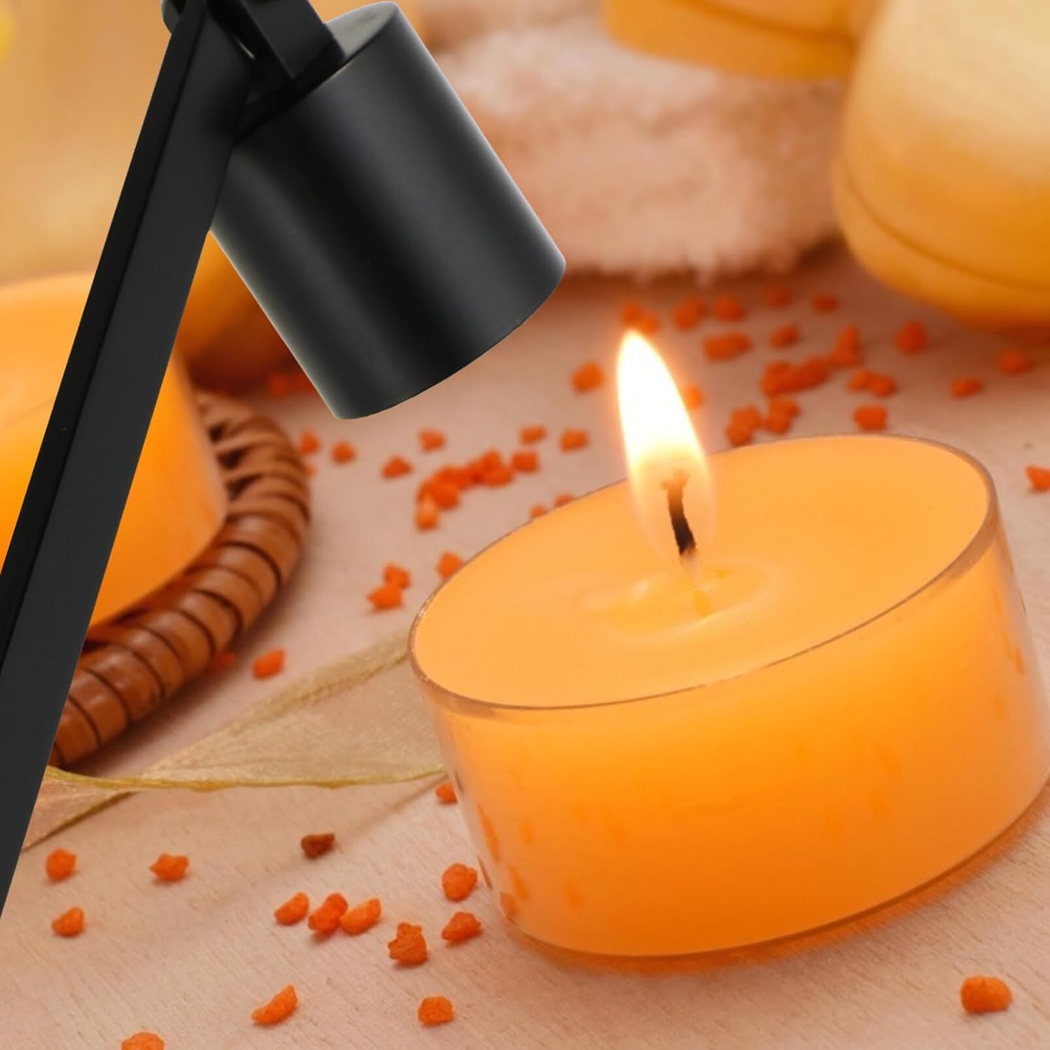 Cabilock Long Candle Snuffer with Stainless Steel Handle