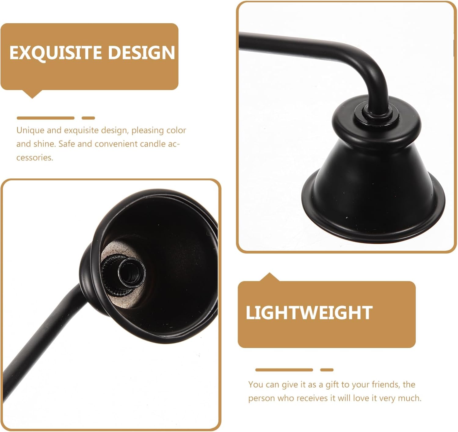 Magiclulu Candle Snuffer Tool for Flame Extinguishing