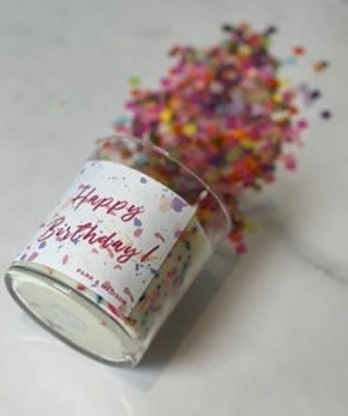 Park Madison Birthday Sprinkle Soy Candle - Vanilla Buttercream Scent
