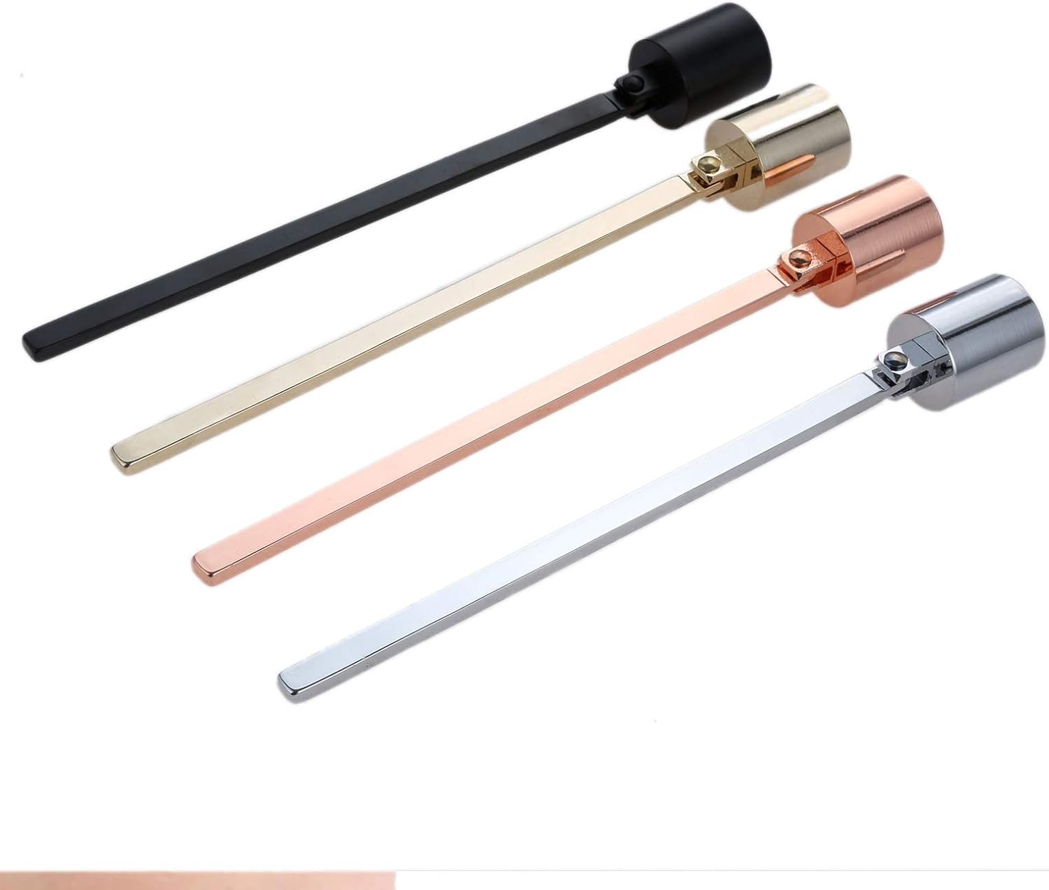 MUXSAM 75x09in Candle Snuffer with Long Handle and Silver Finish