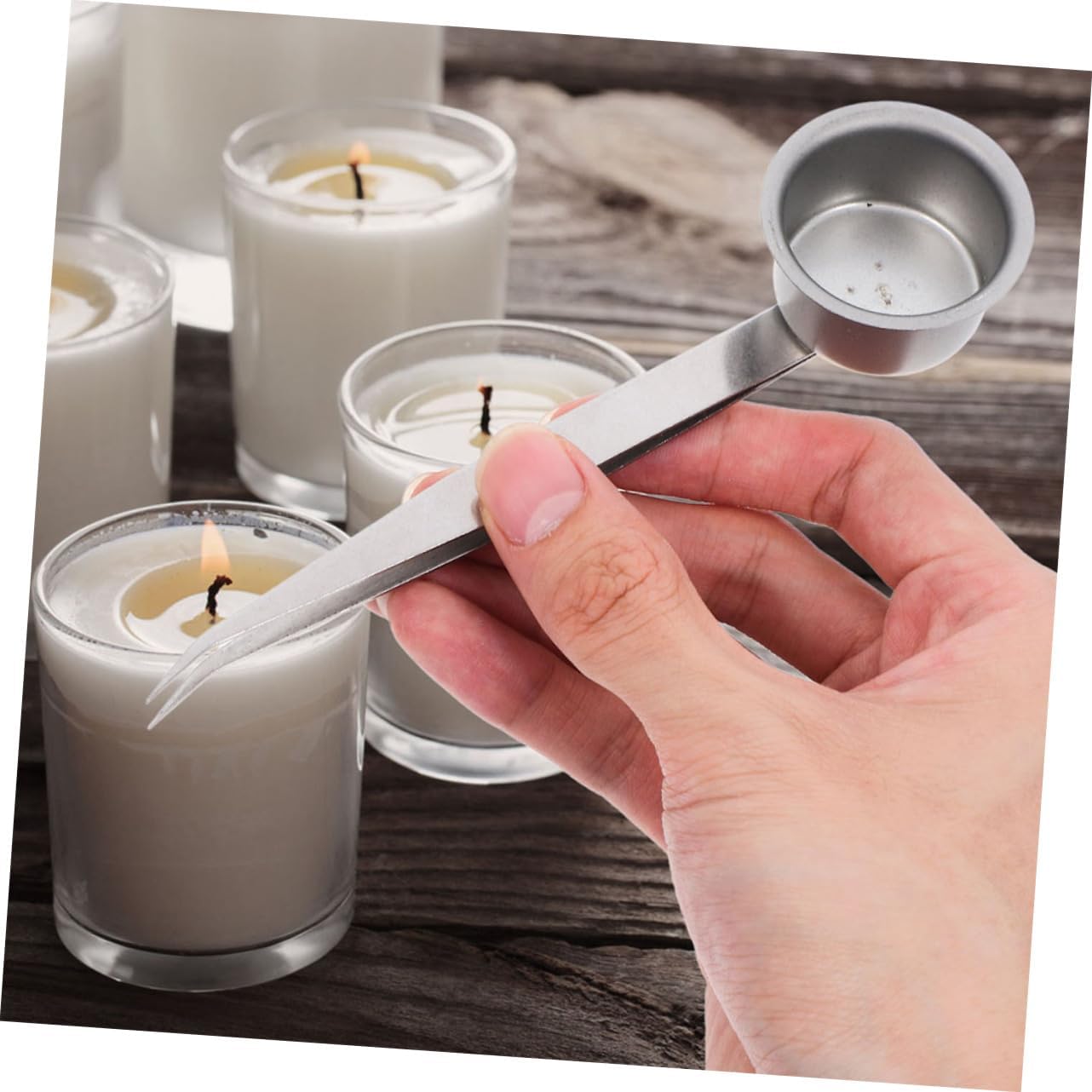 MAGICLULU 3pcs Candle Snuffer with Long Handle for Safe Flame Extinguishing