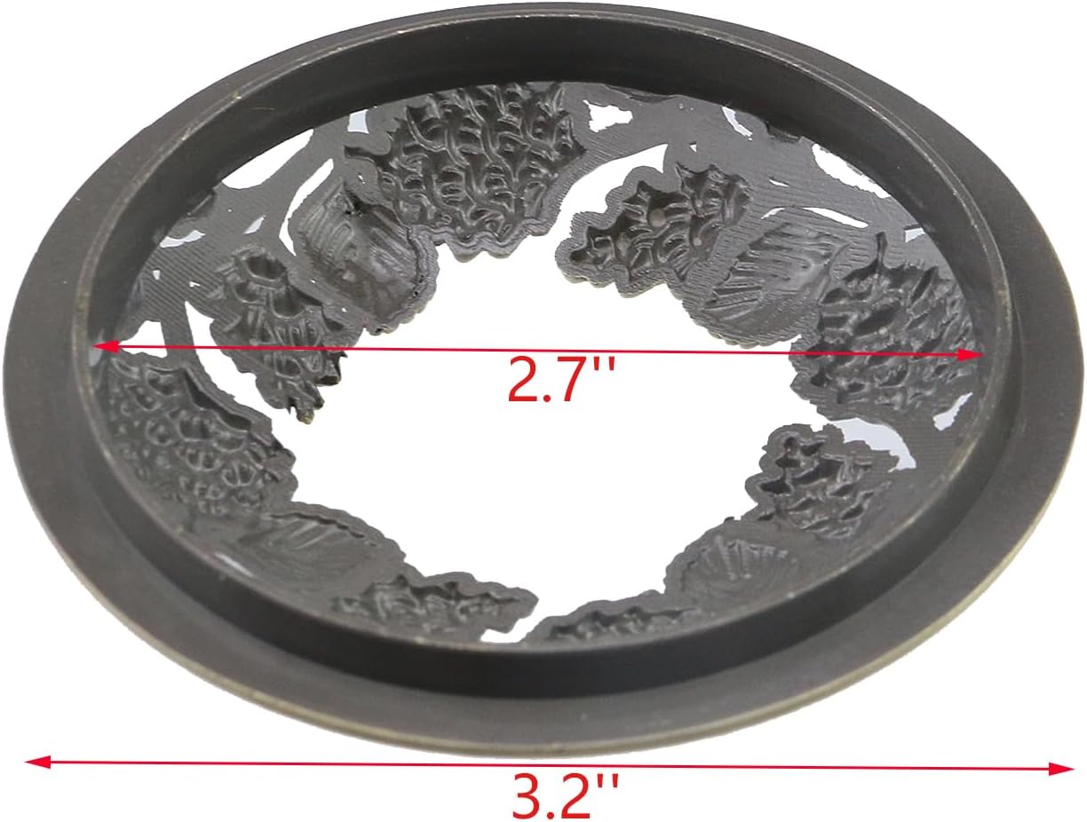 2 Pcs Bronze Pinecone Scented Candle Covers