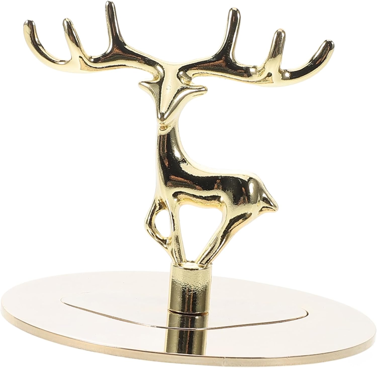 Cabilock Candle Dust Protectors with Flame Snuffer and Elegant Golden Elk Design